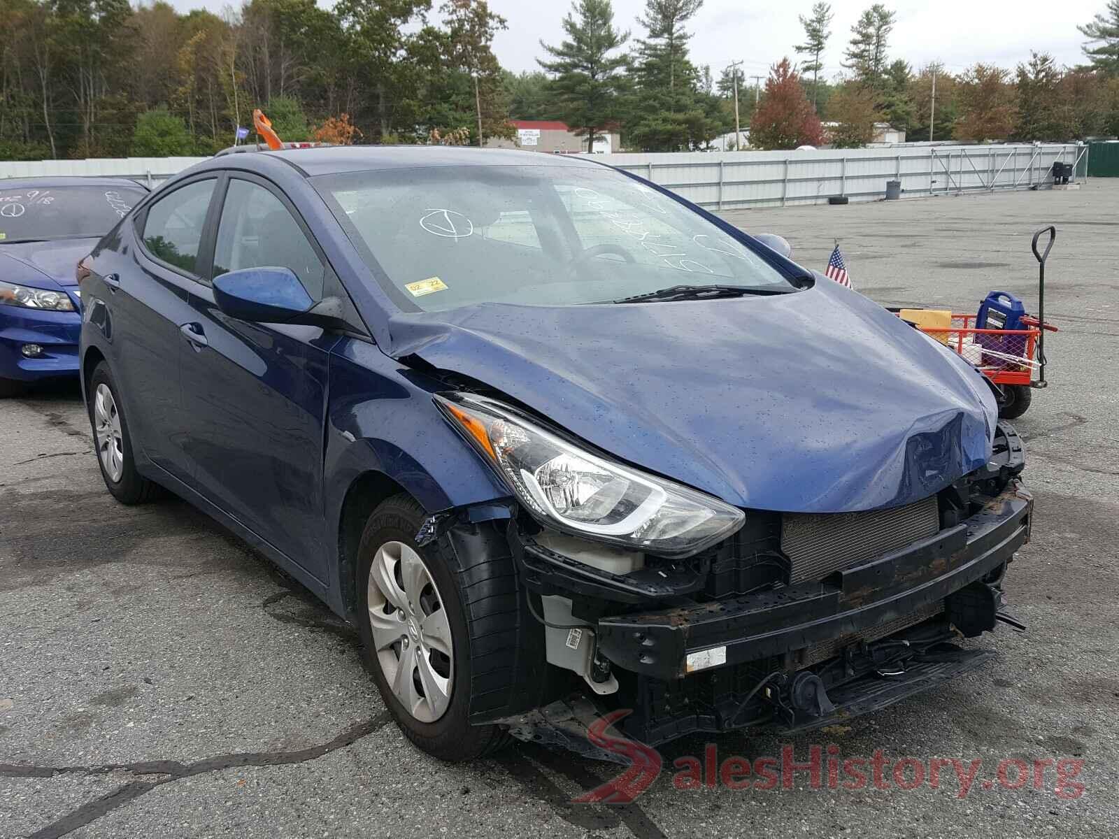 5NPDH4AEXGH765631 2016 HYUNDAI ELANTRA