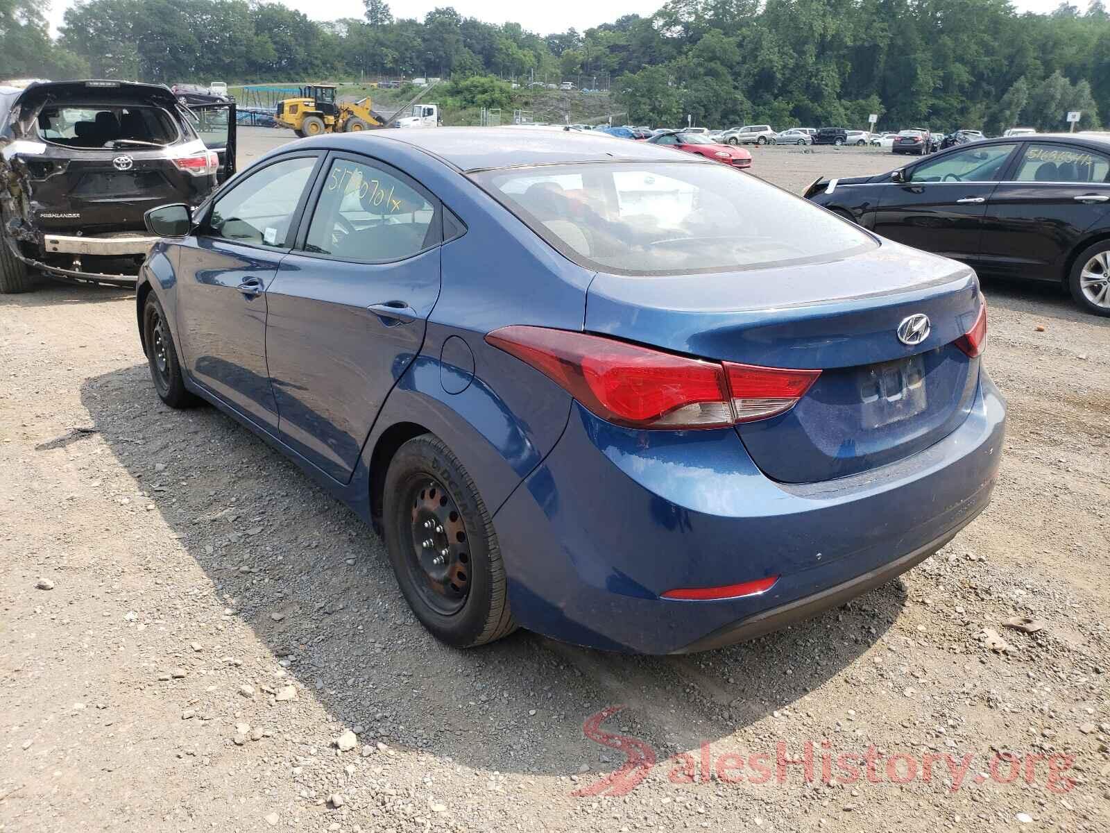 KMHDH4AE0GU546307 2016 HYUNDAI ELANTRA