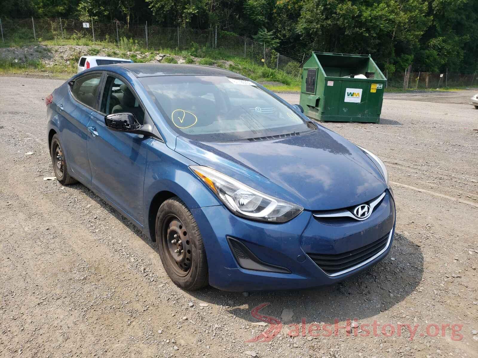 KMHDH4AE0GU546307 2016 HYUNDAI ELANTRA