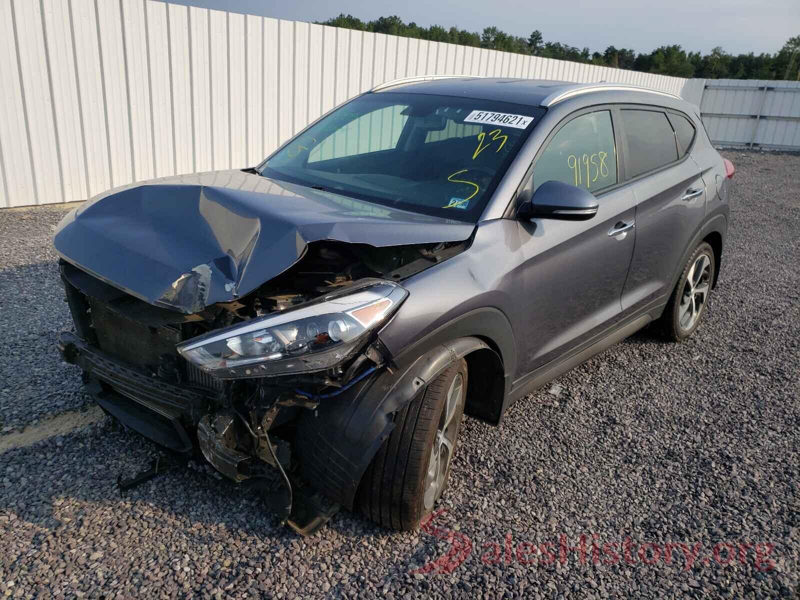 KM8J33A20GU194458 2016 HYUNDAI TUCSON