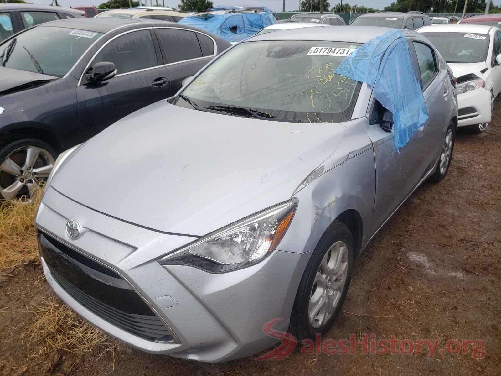 3MYDLBYV3HY174720 2017 TOYOTA YARIS