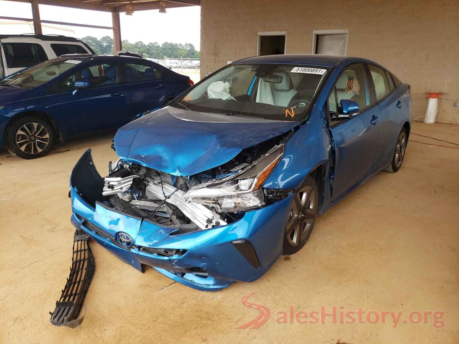 JTDKARFU9K3090951 2019 TOYOTA PRIUS