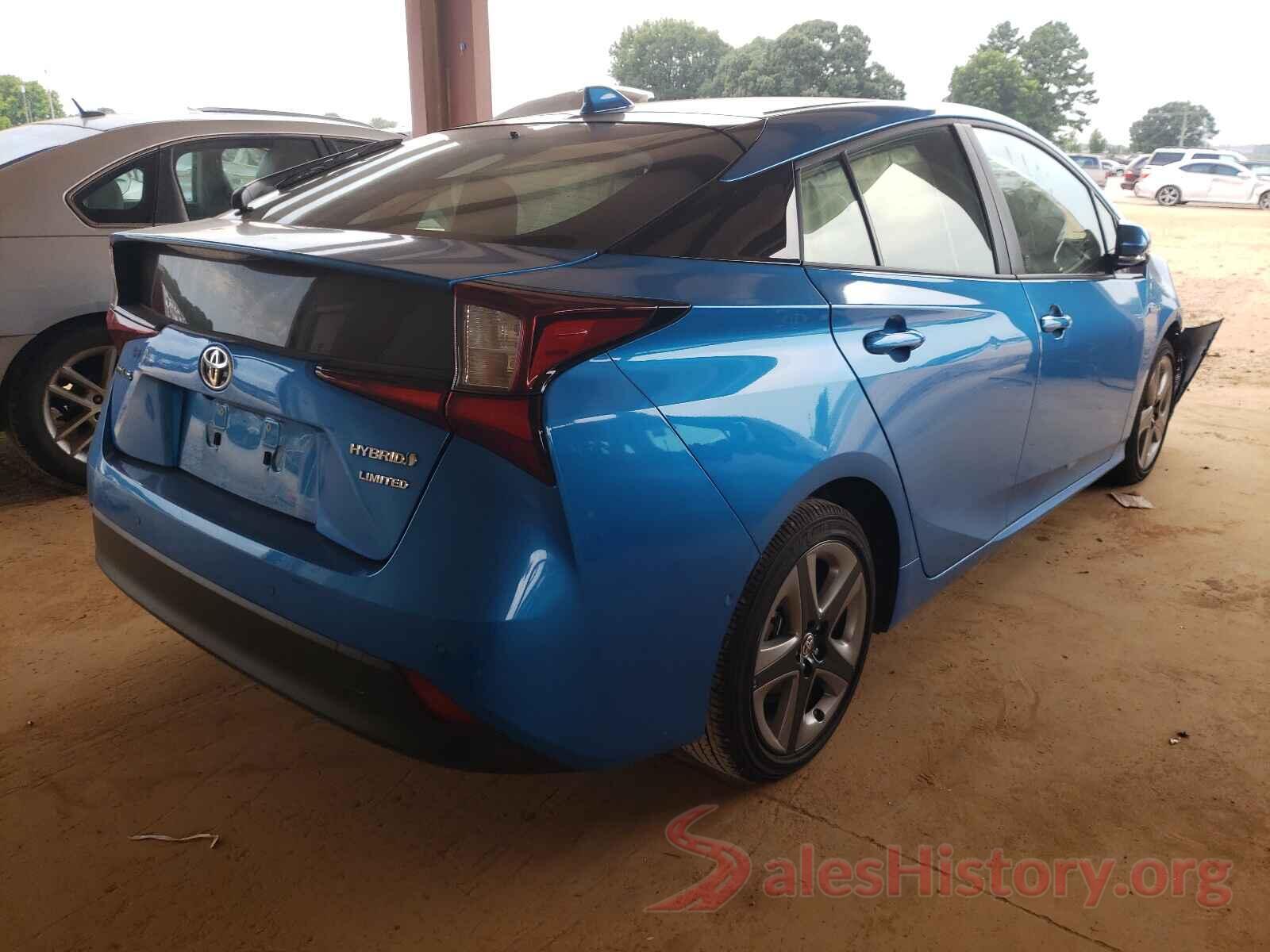 JTDKARFU9K3090951 2019 TOYOTA PRIUS