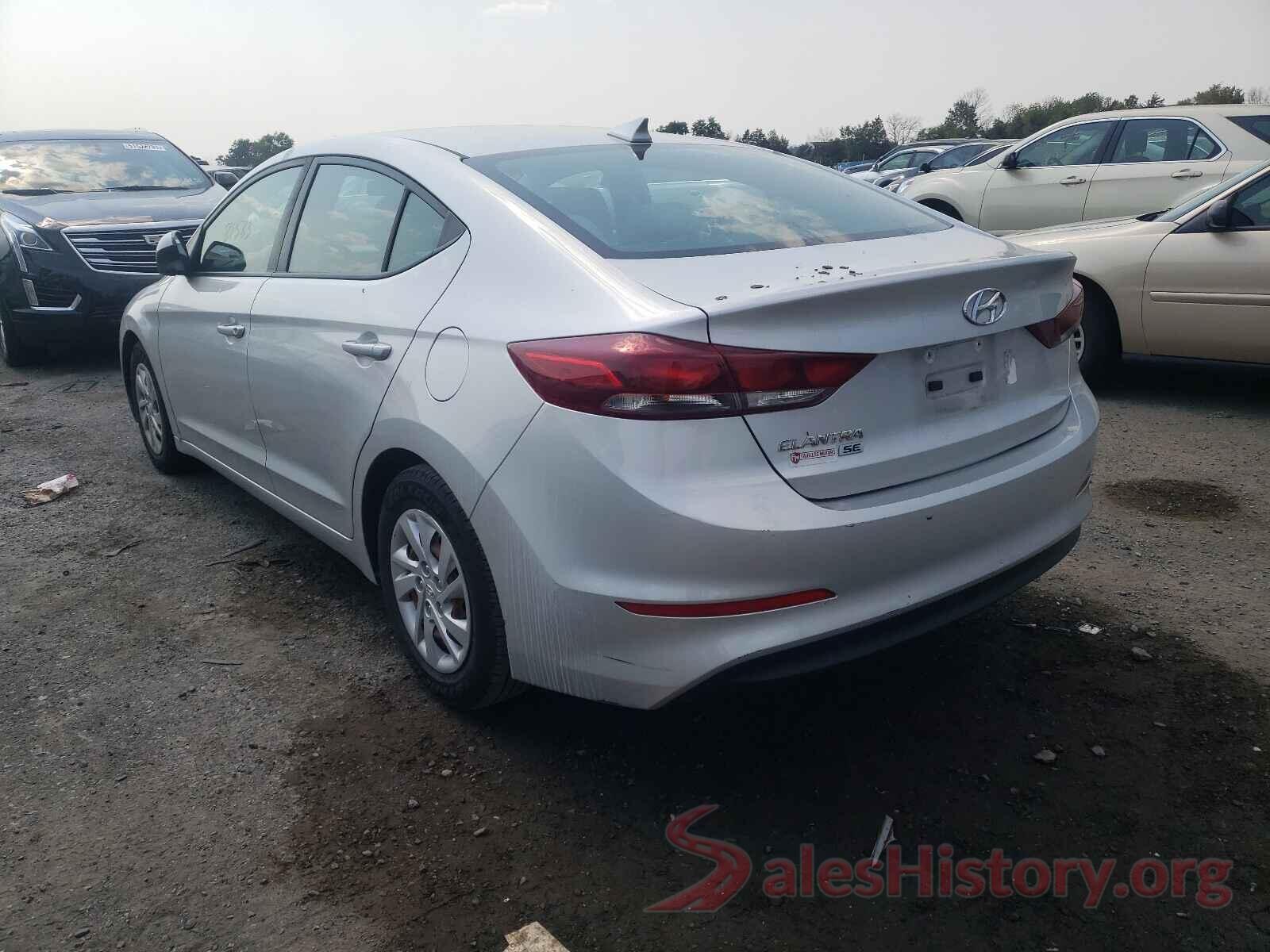 5NPD74LF7HH162954 2017 HYUNDAI ELANTRA