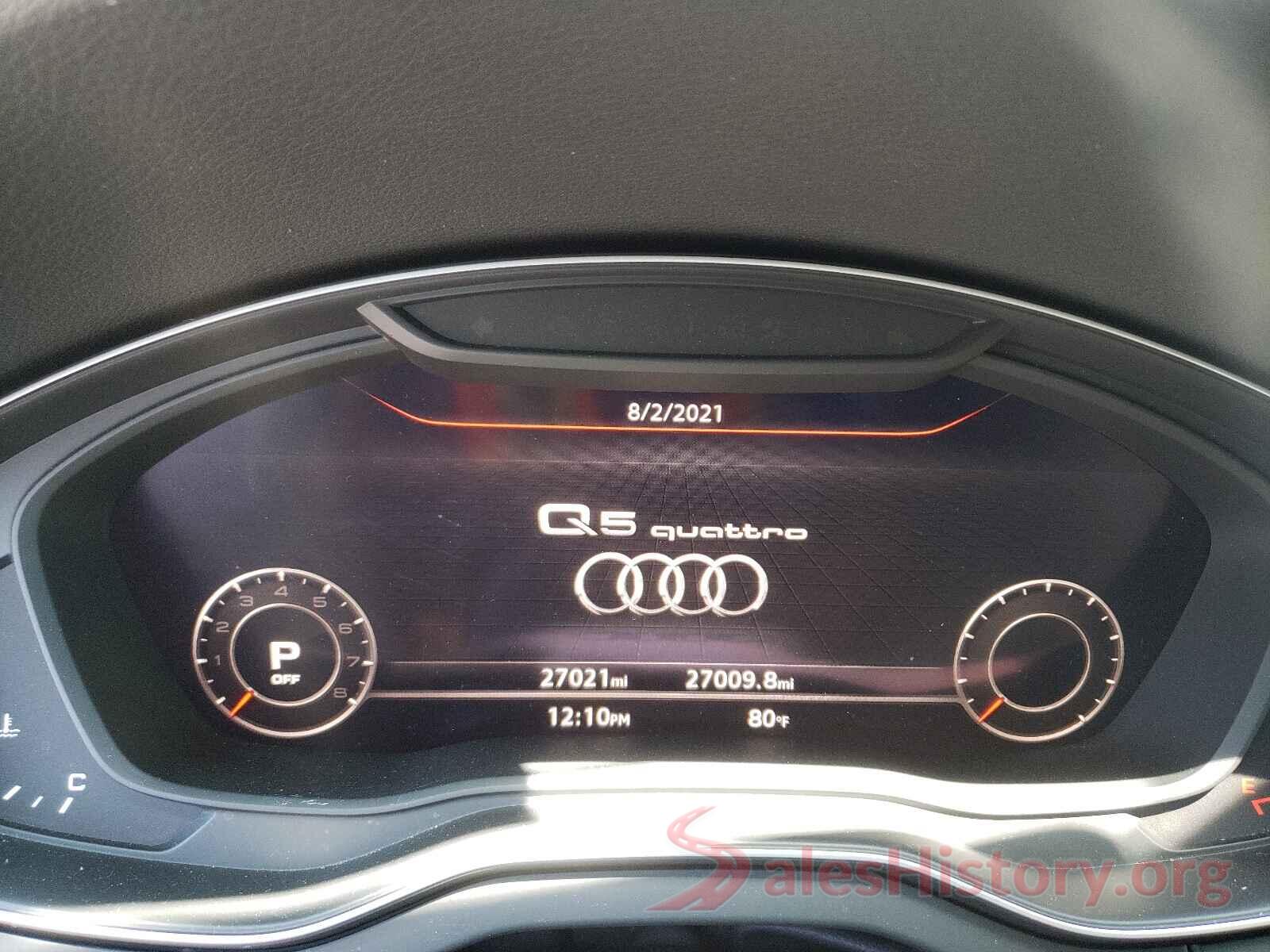 WA1BNAFY9L2037662 2020 AUDI Q5