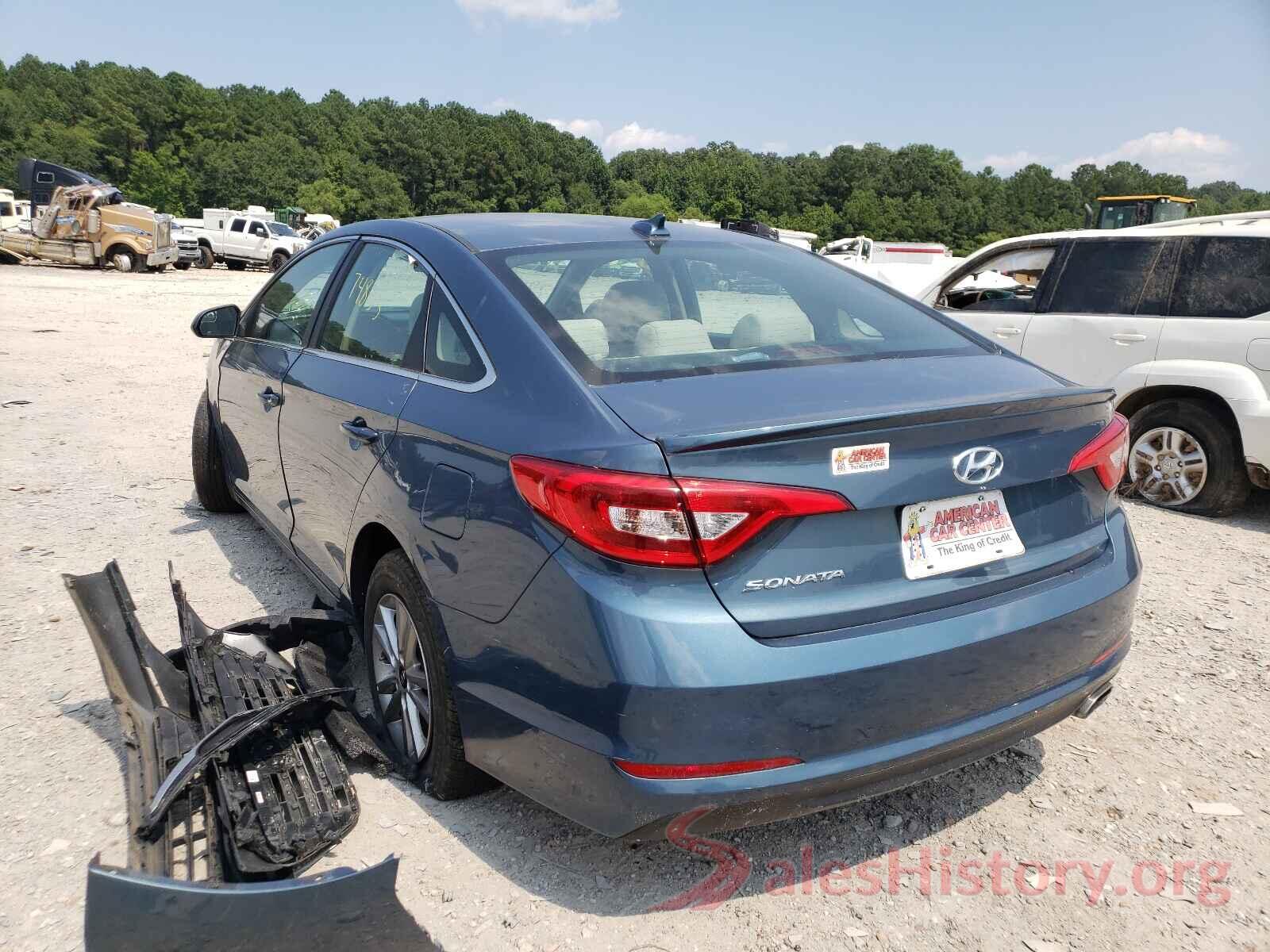 5NPE24AF9HH491662 2017 HYUNDAI SONATA