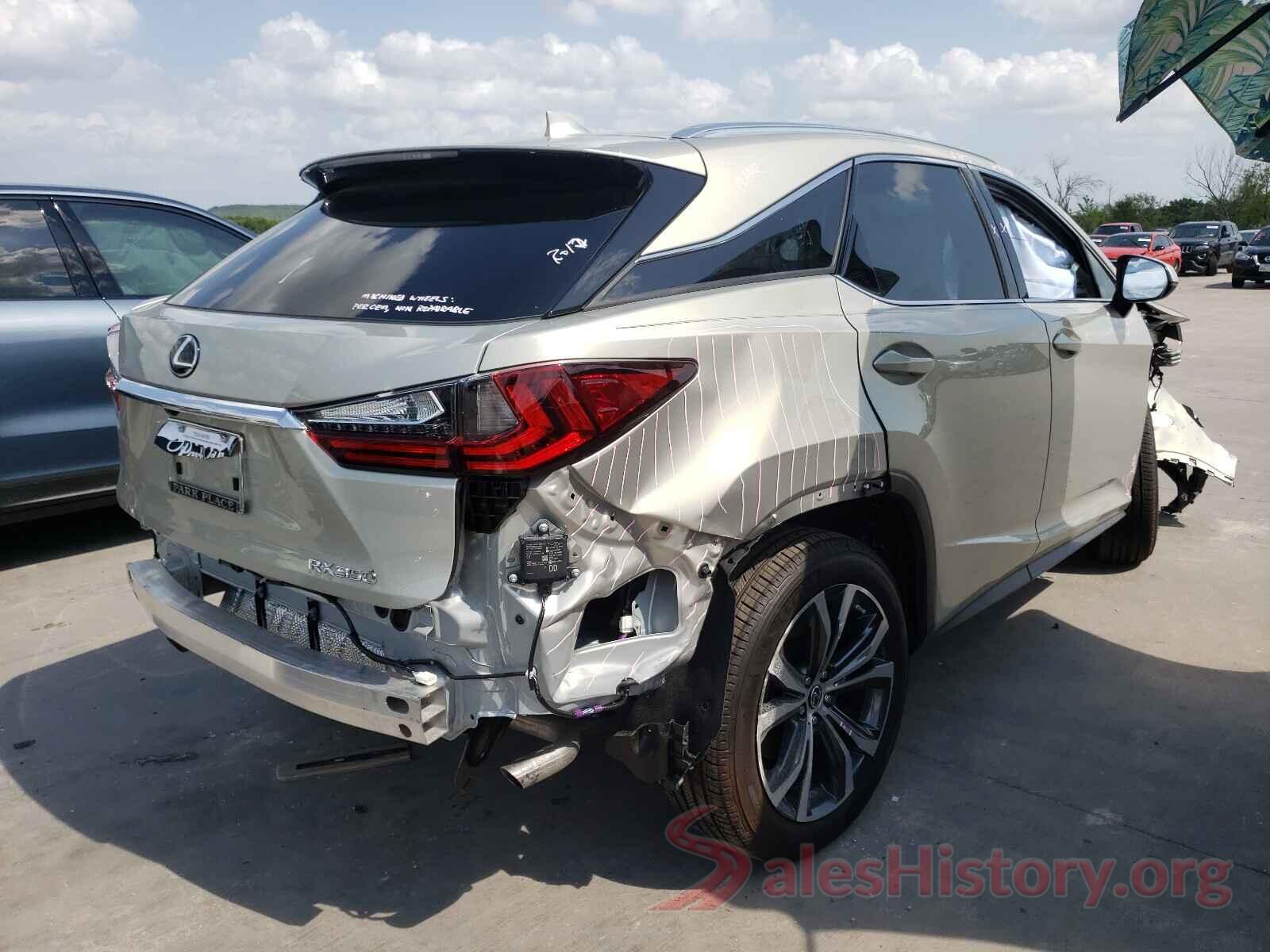 2T2HZMDA2MC293488 2021 LEXUS RX350