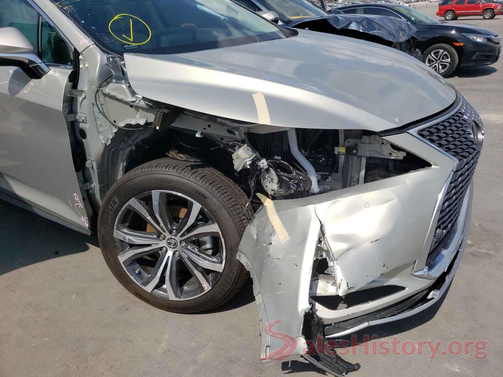 2T2HZMDA2MC293488 2021 LEXUS RX350