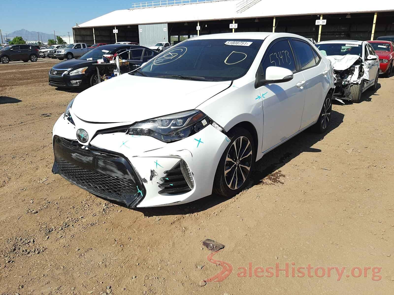 2T1BURHE0JC058683 2018 TOYOTA COROLLA