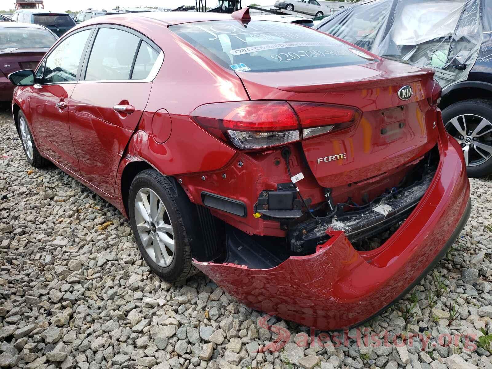 3KPFL4A74HE125588 2017 KIA FORTE