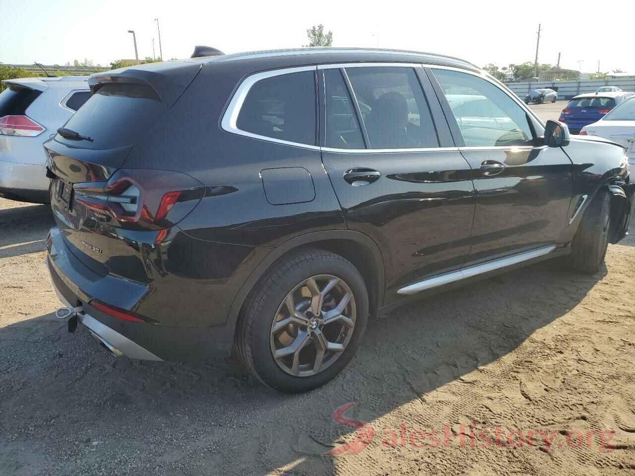 5UX43DP07N9J72825 2022 BMW X3