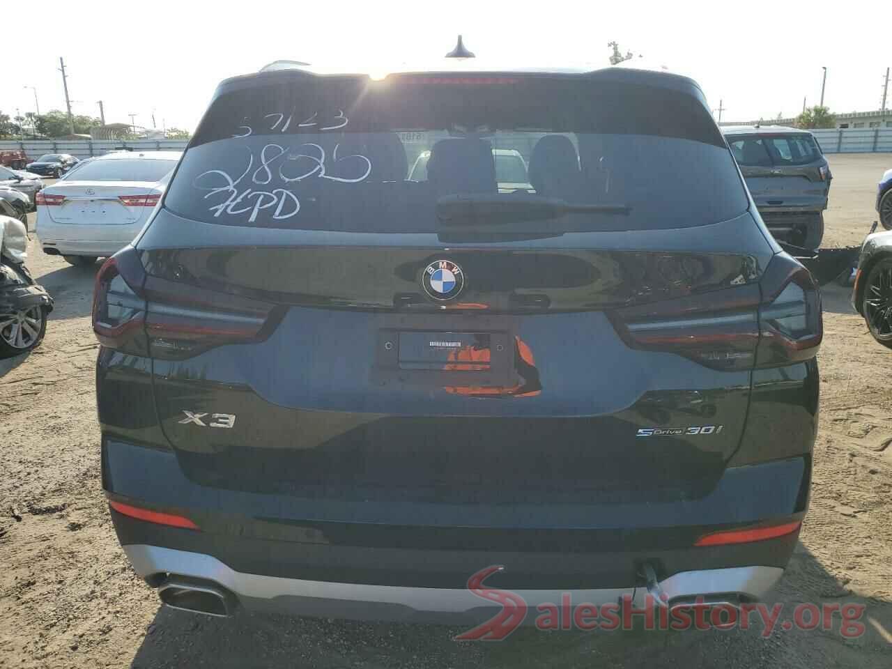 5UX43DP07N9J72825 2022 BMW X3