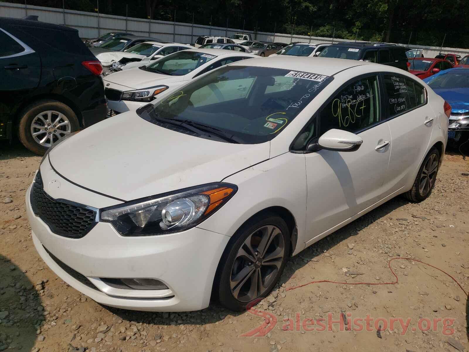 KNAFX4A86G5481562 2016 KIA FORTE