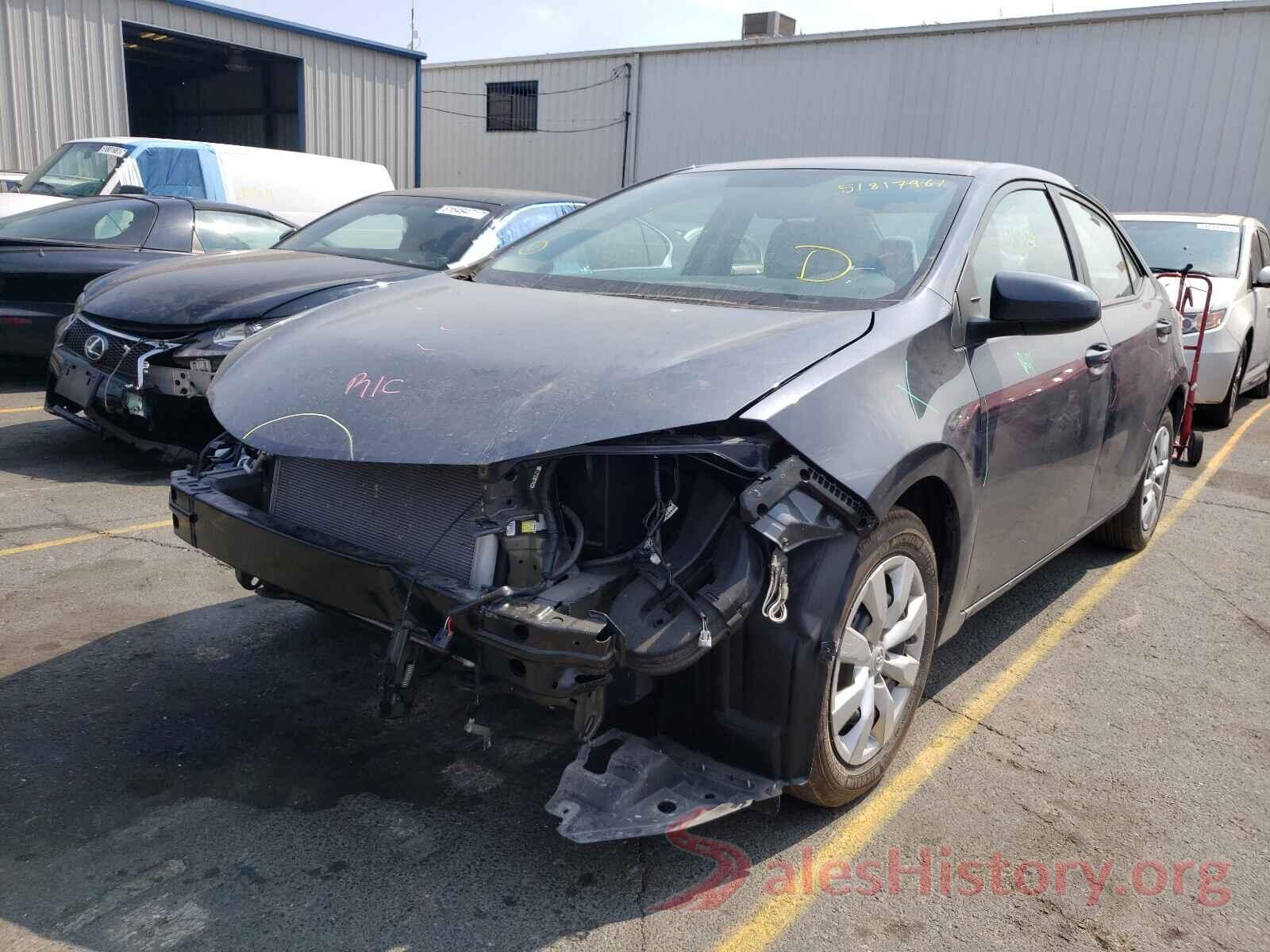 5YFBURHE5GP392510 2016 TOYOTA COROLLA