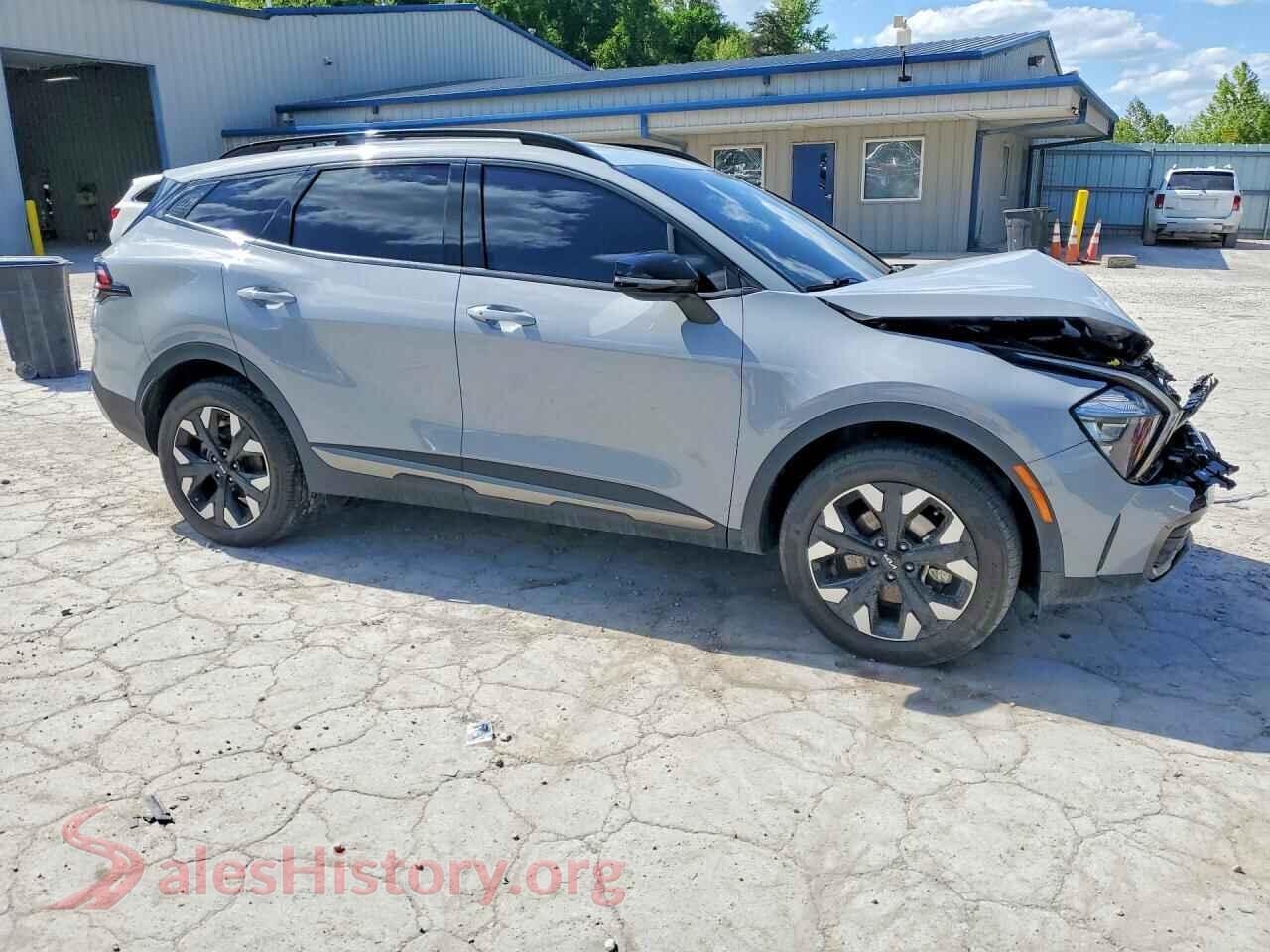 2023 KIA SPORTAGE VIN 5XYK6CAF2PG052360, rear 3/4 view