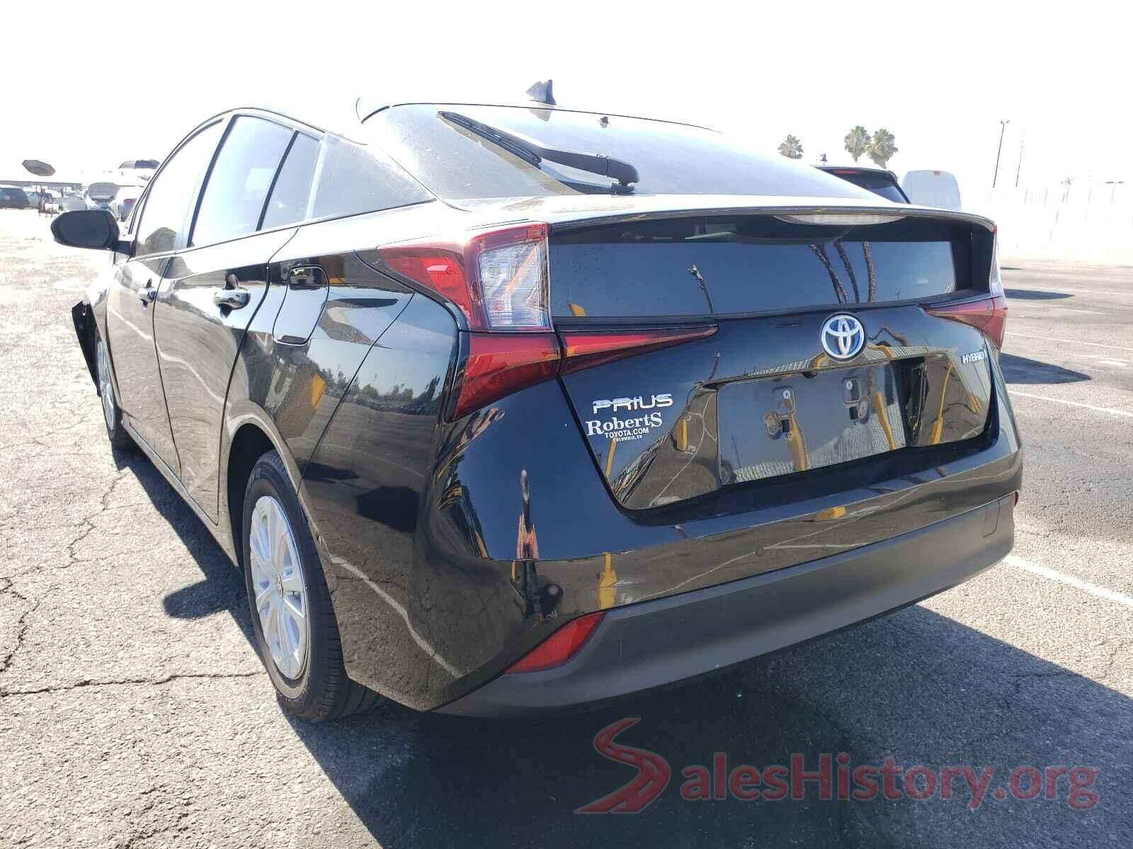 JTDKARFUXK3077061 2019 TOYOTA PRIUS