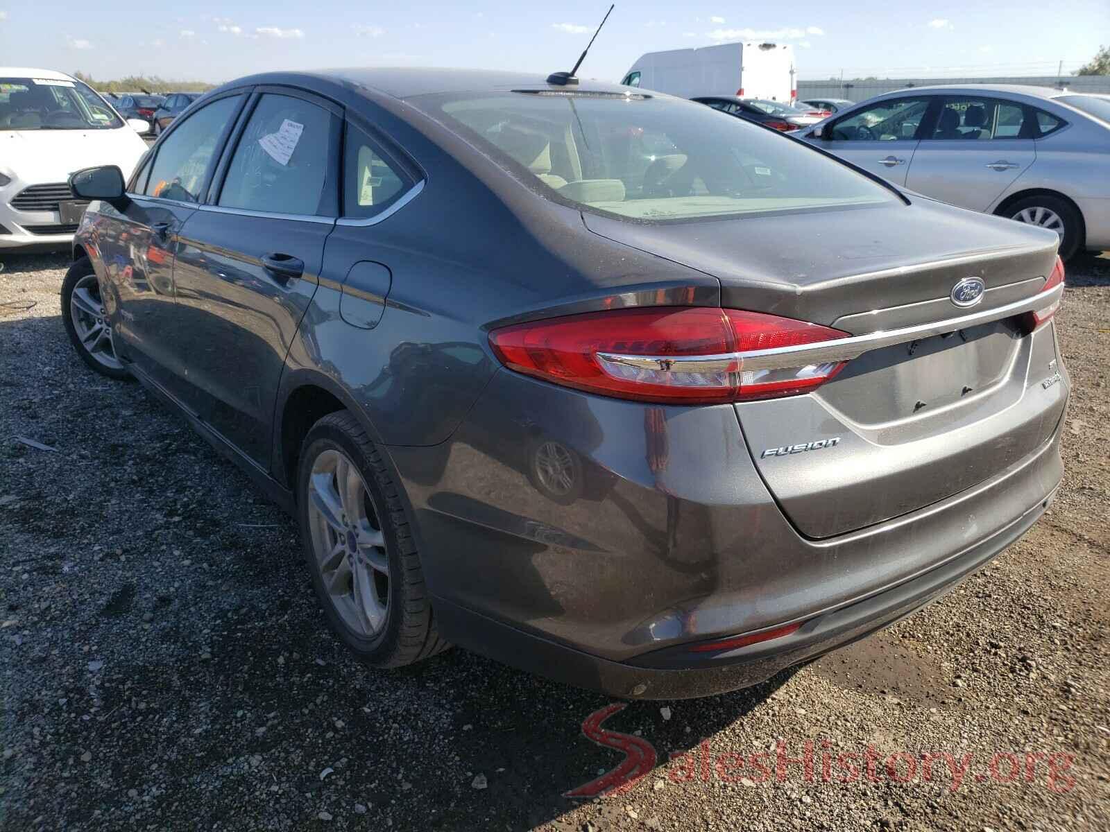 3FA6P0LUXJR172807 2018 FORD FUSION