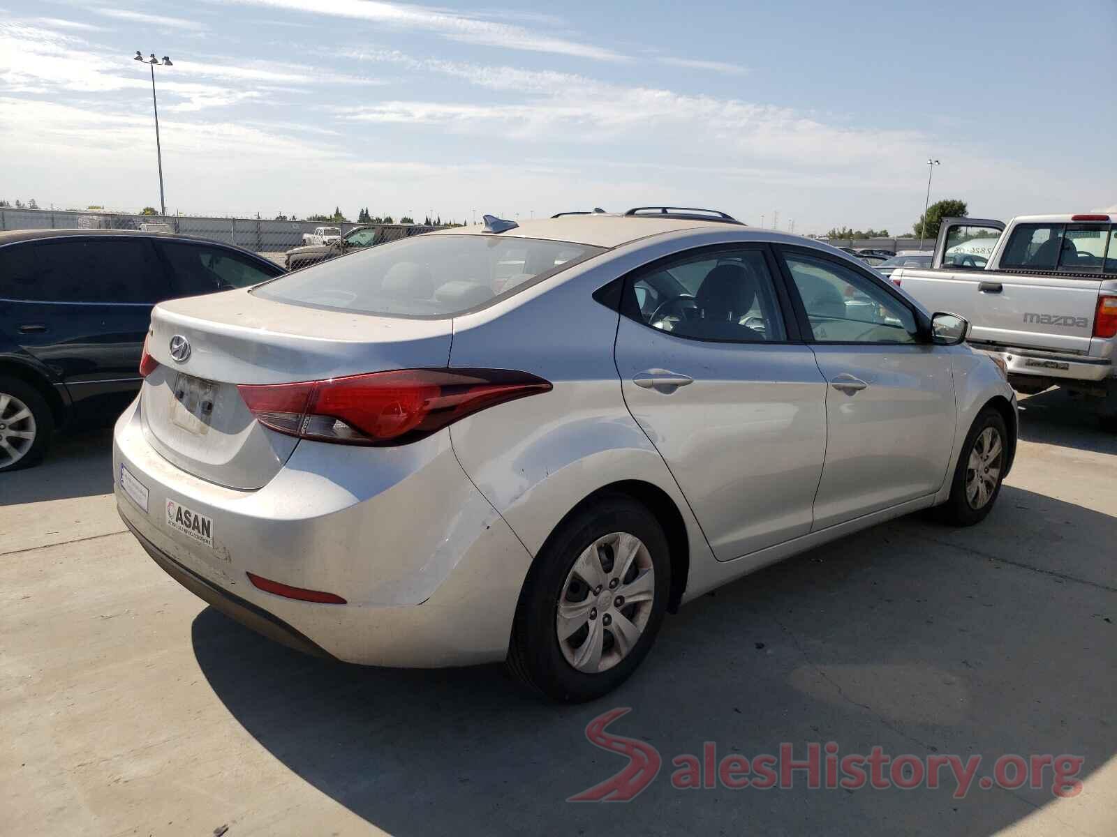 5NPDH4AE1GH699678 2016 HYUNDAI ELANTRA