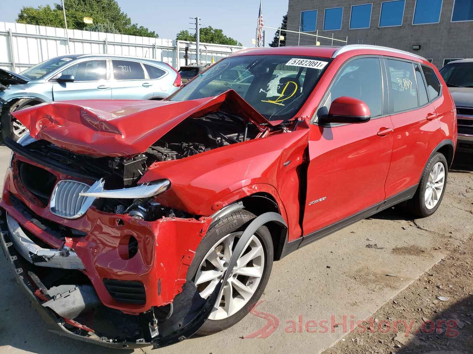 5UXWX9C32H0W67954 2017 BMW X3