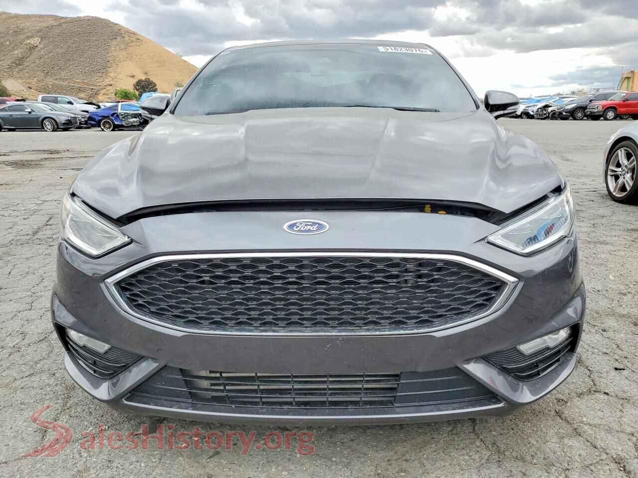 2017 FORD FUSION VIN 3FA6P0VP8HR398555, rear view