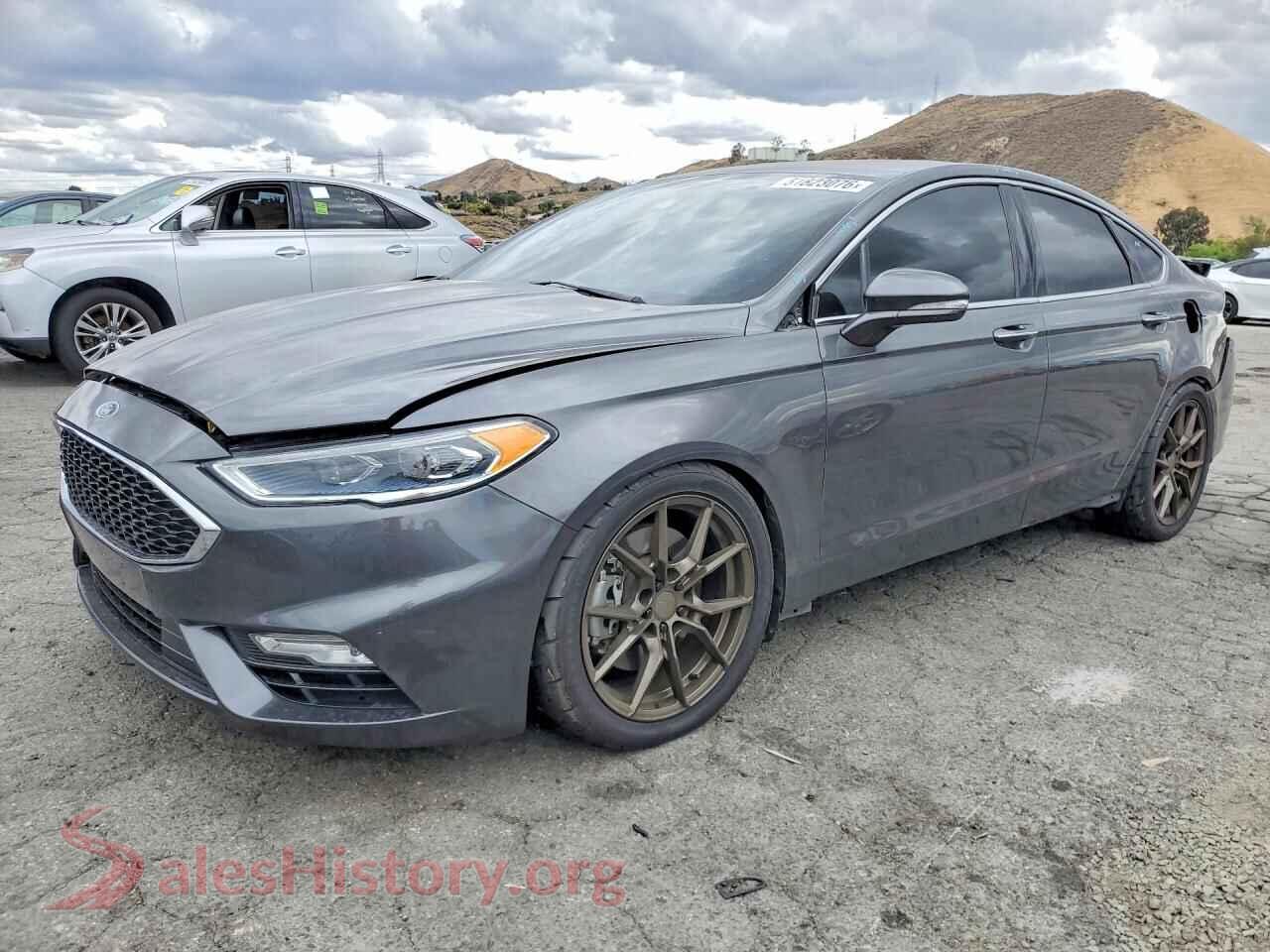 2017 FORD FUSION VIN 3FA6P0VP8HR398555, auction photo