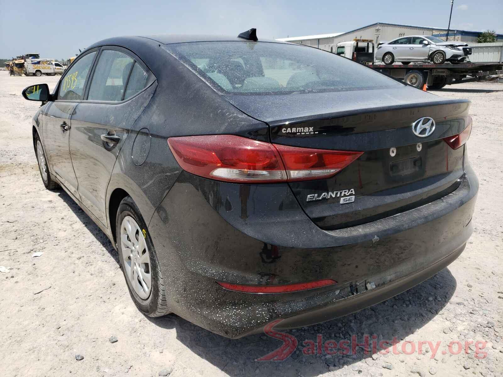 KMHD74LF2HU079580 2017 HYUNDAI ELANTRA