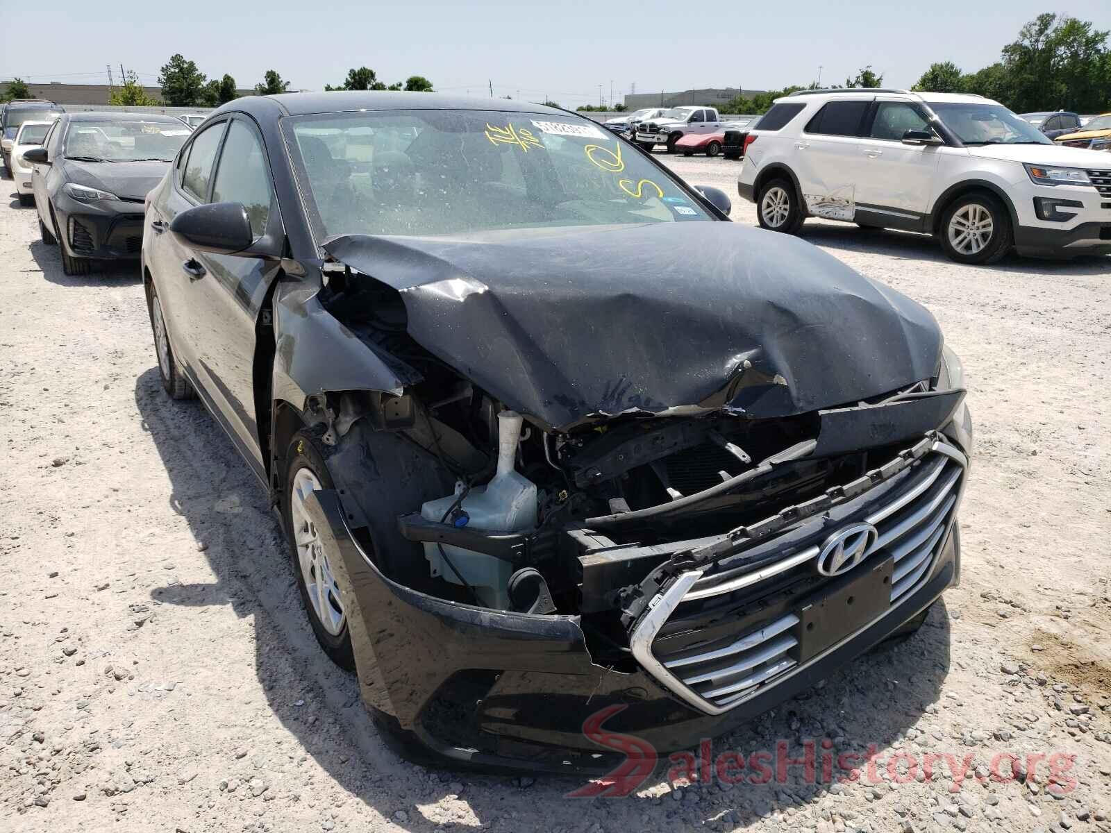 KMHD74LF2HU079580 2017 HYUNDAI ELANTRA