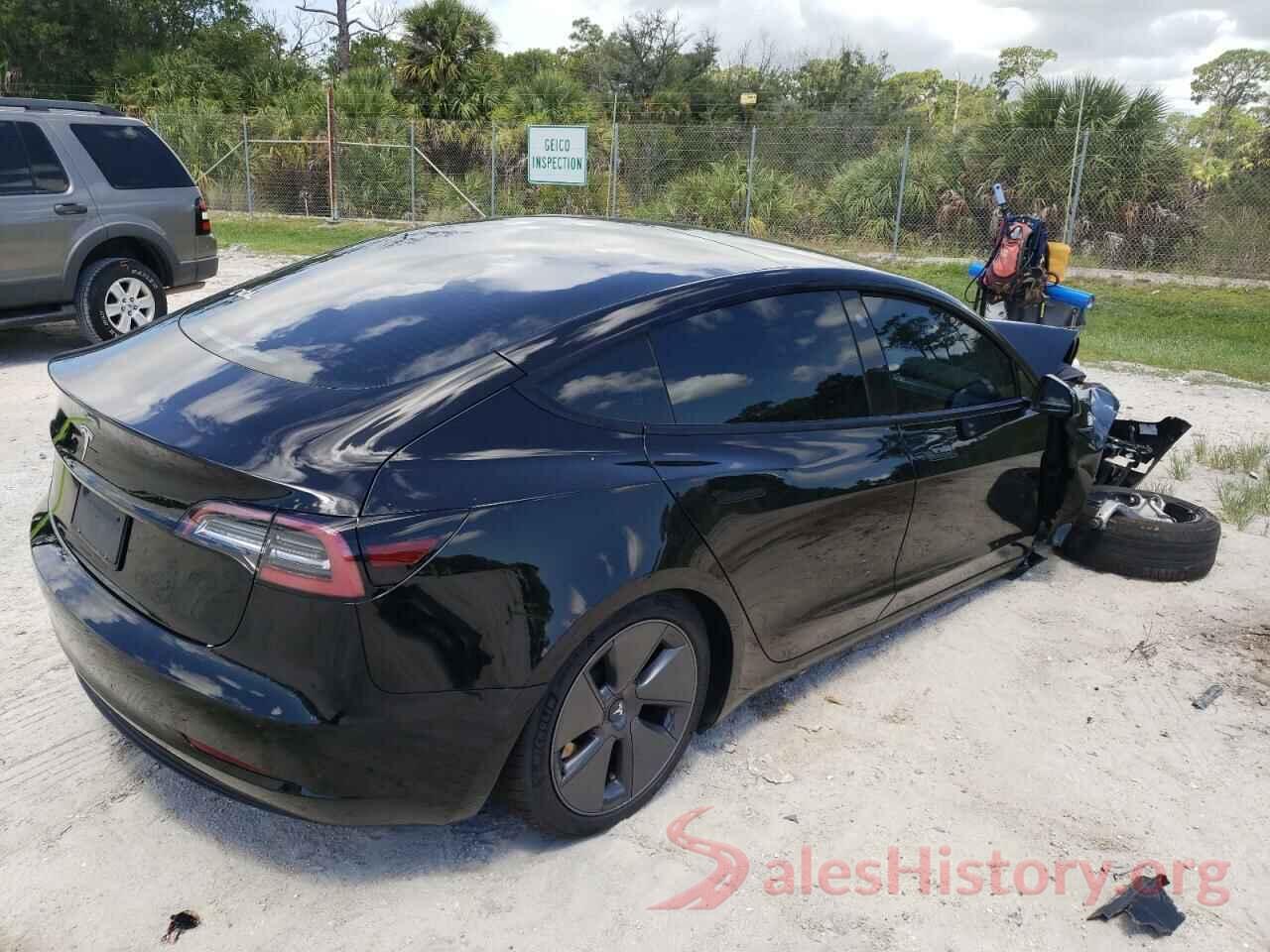 5YJ3E1EAXMF084261 2021 TESLA MODEL 3