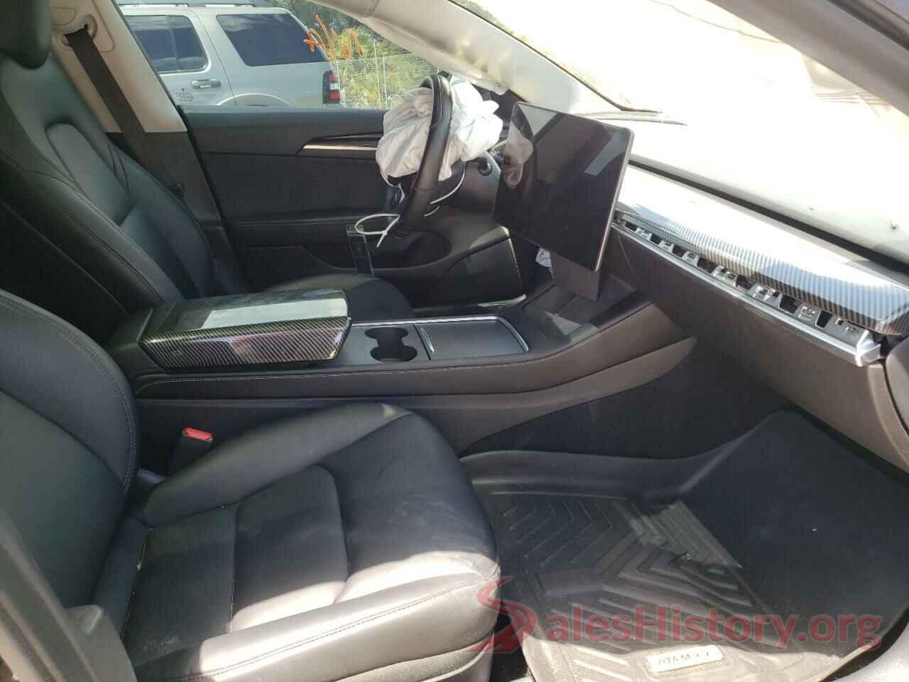 5YJ3E1EAXMF084261 2021 TESLA MODEL 3