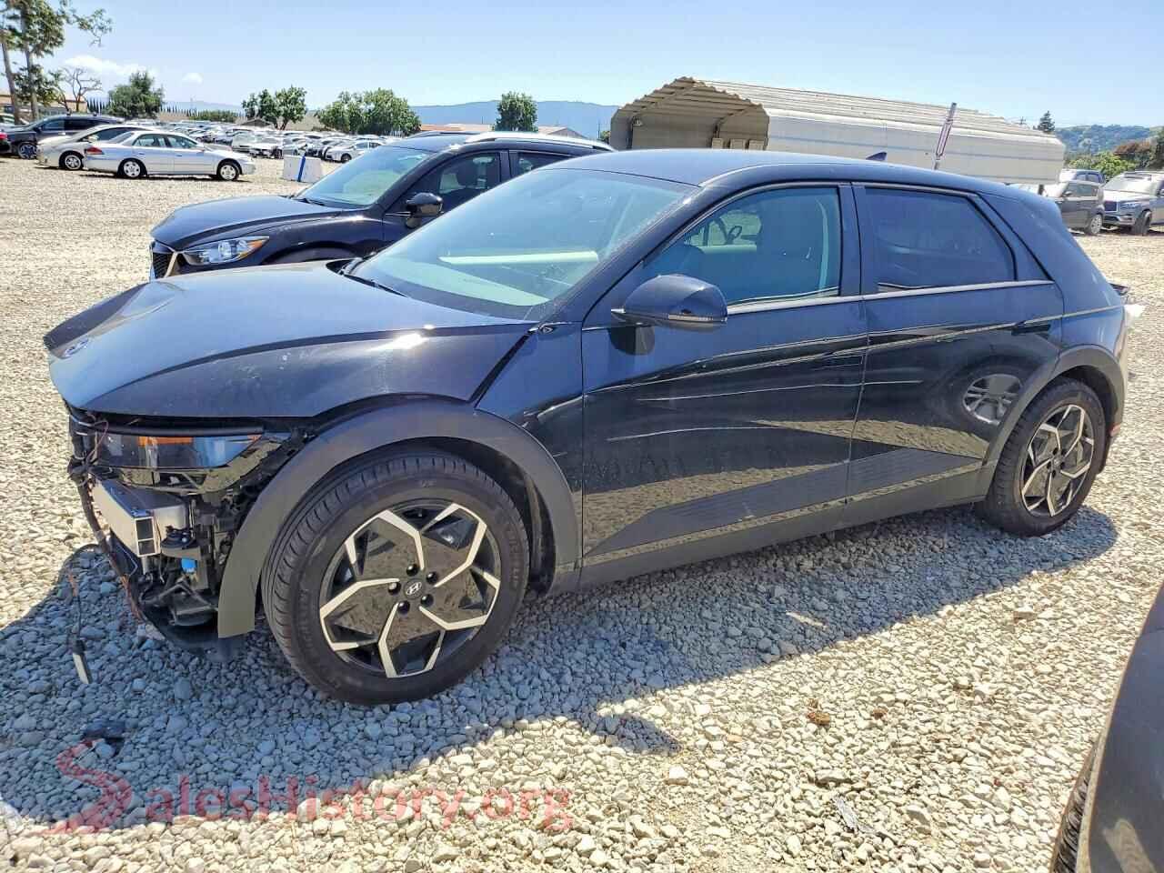 2024 HYUNDAI IONIQ VIN KM8KN4DEXRU263167, front 3/4 view