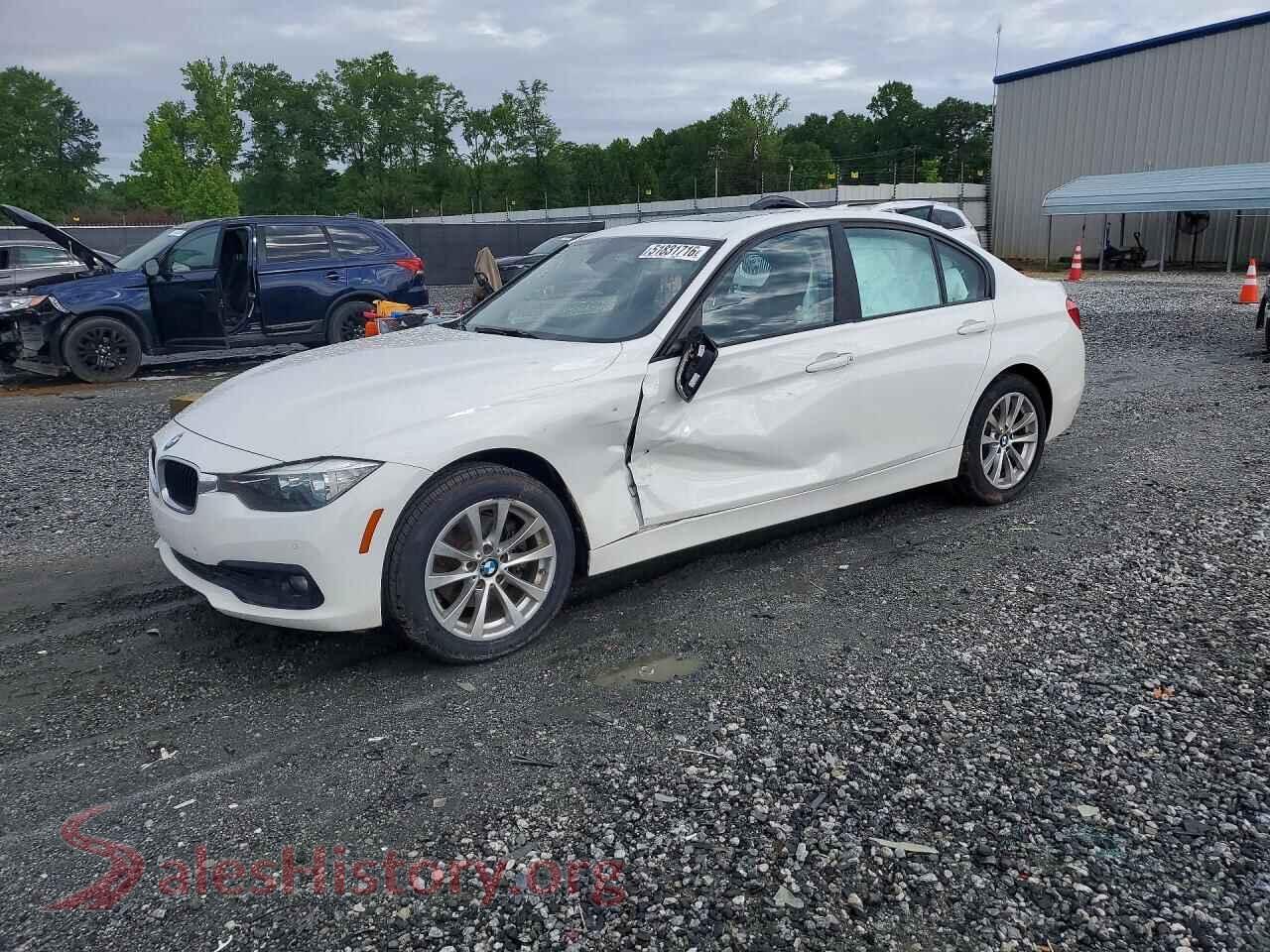 2017 BMW 3 SERIES VIN WBA8E1G30HNU18239, auction photo