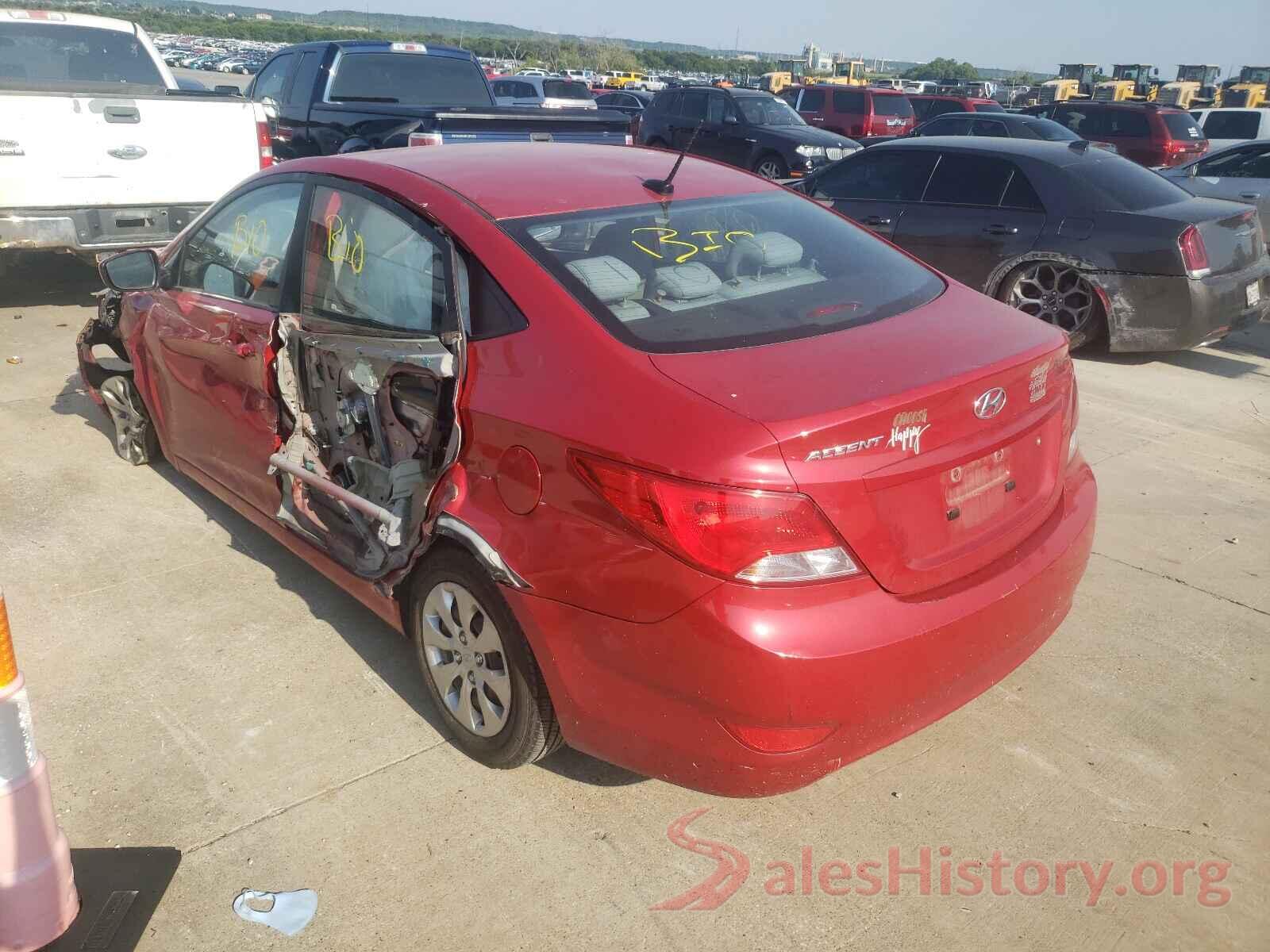 KMHCT4AE4GU013807 2016 HYUNDAI ACCENT