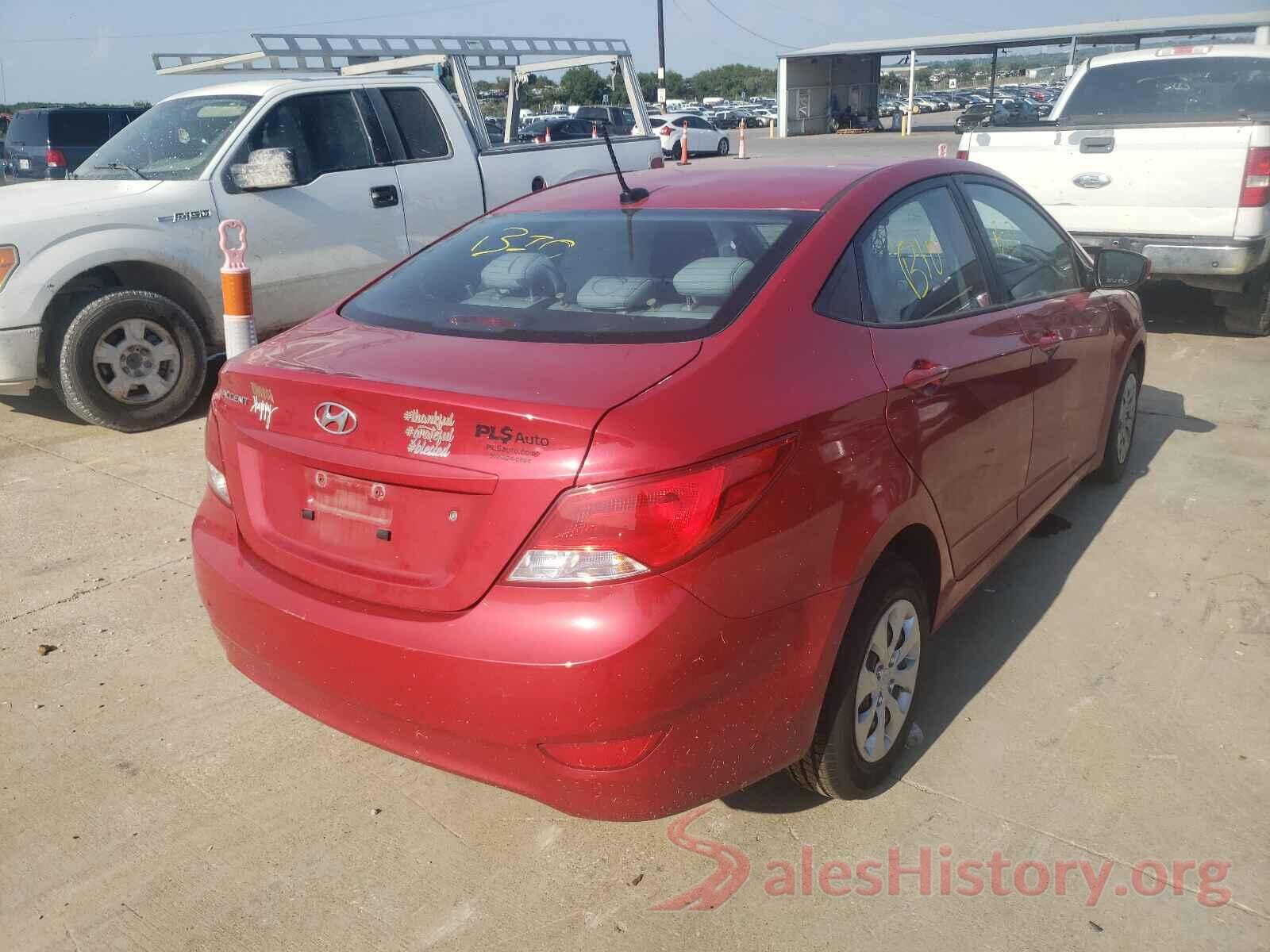 KMHCT4AE4GU013807 2016 HYUNDAI ACCENT