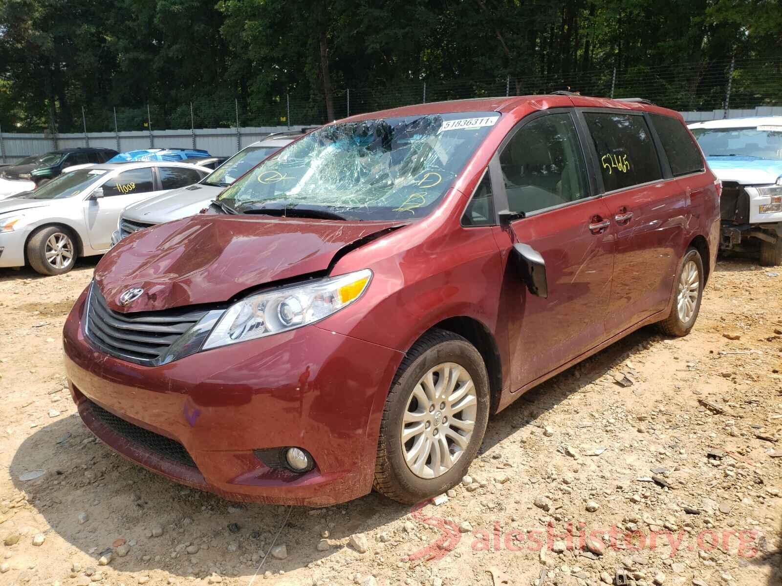 5TDYZ3DC1HS896896 2017 TOYOTA SIENNA