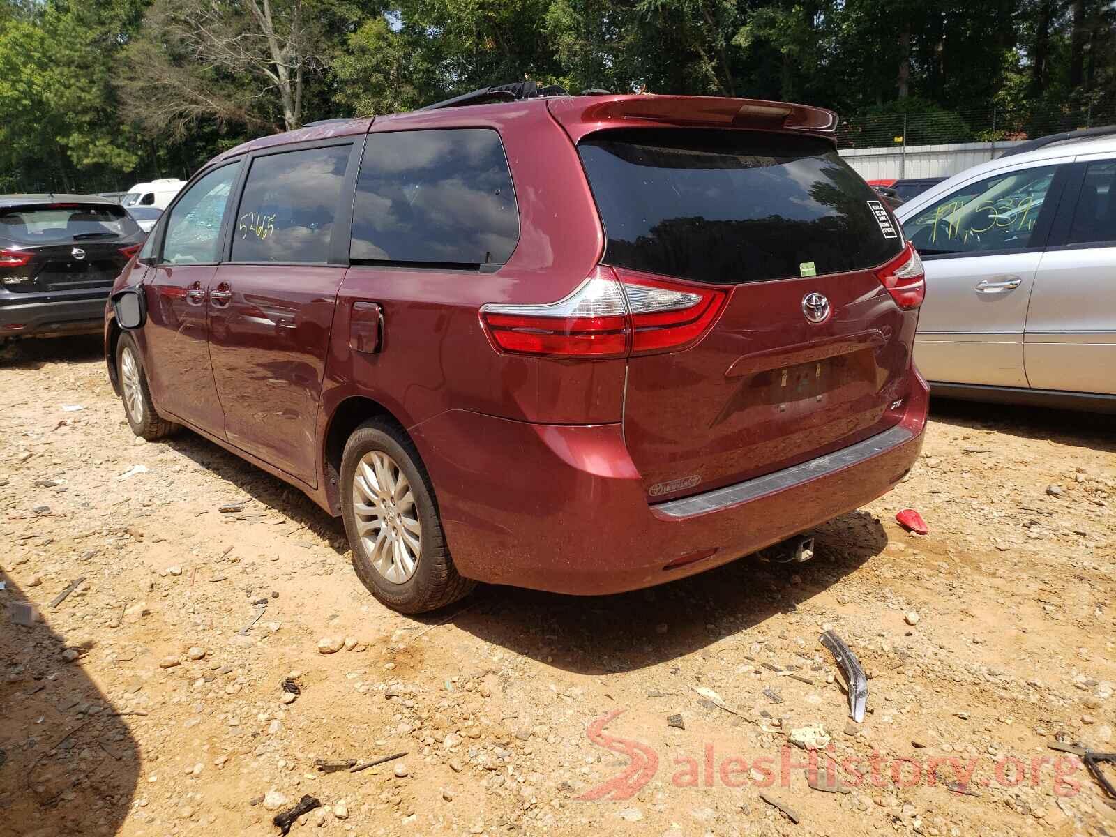 5TDYZ3DC1HS896896 2017 TOYOTA SIENNA