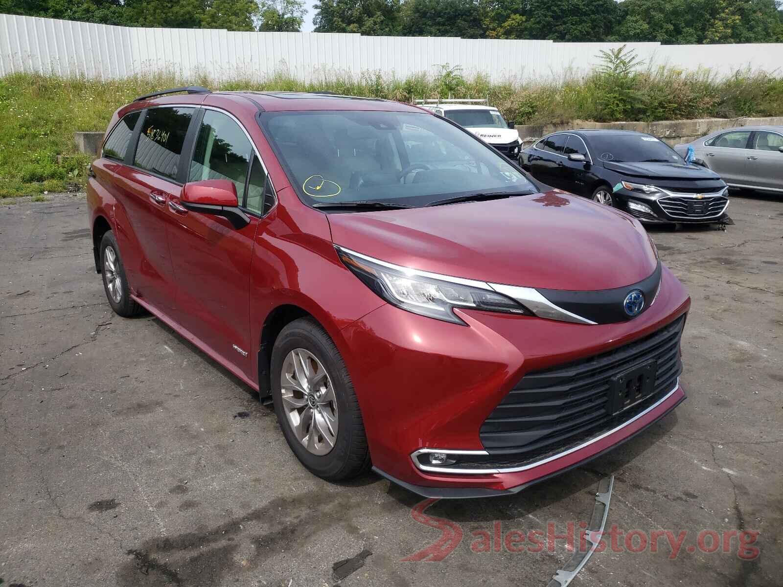 5TDJSKFC5MS009114 2021 TOYOTA SIENNA