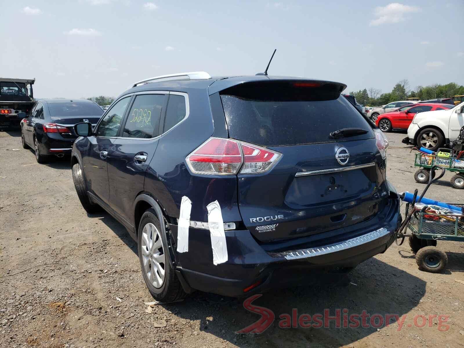 KNMAT2MV8GP605124 2016 NISSAN ROGUE