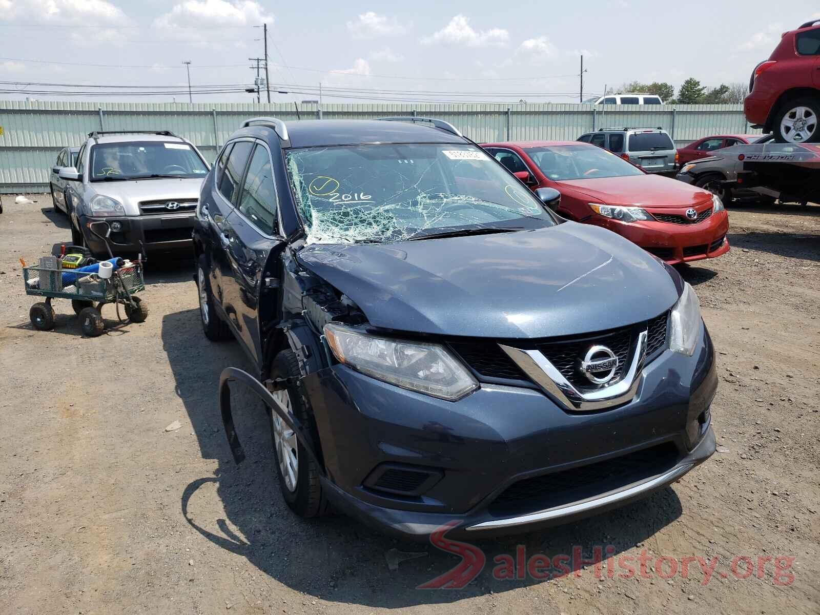 KNMAT2MV8GP605124 2016 NISSAN ROGUE