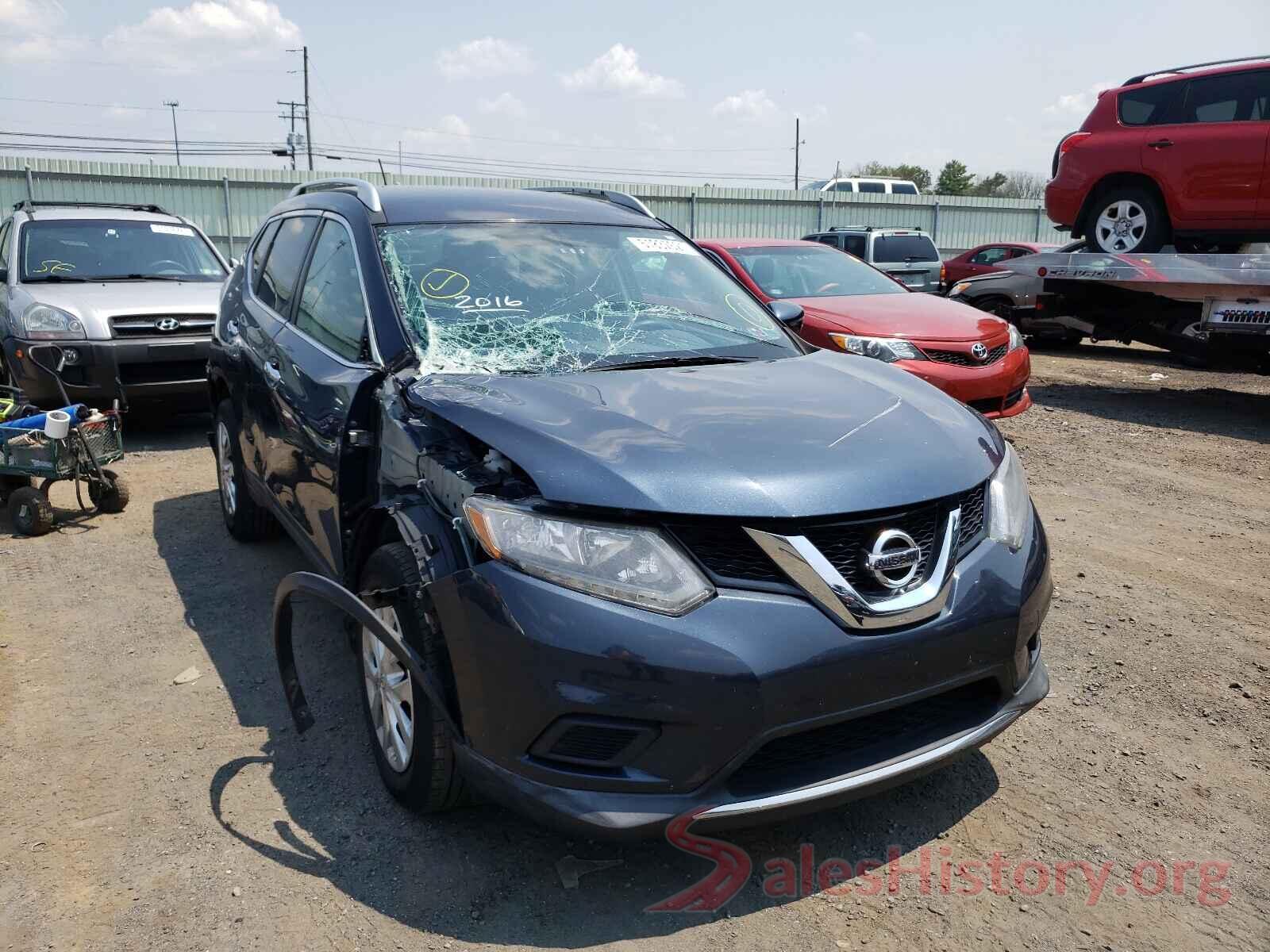 KNMAT2MV8GP605124 2016 NISSAN ROGUE