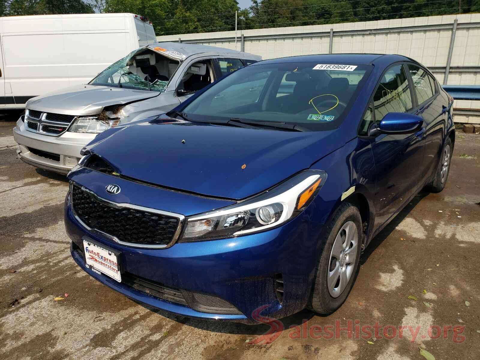 3KPFK4A71HE134722 2017 KIA FORTE