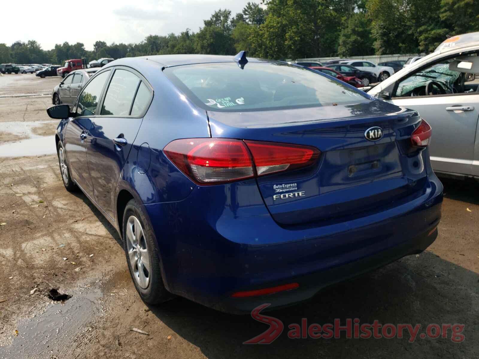 3KPFK4A71HE134722 2017 KIA FORTE