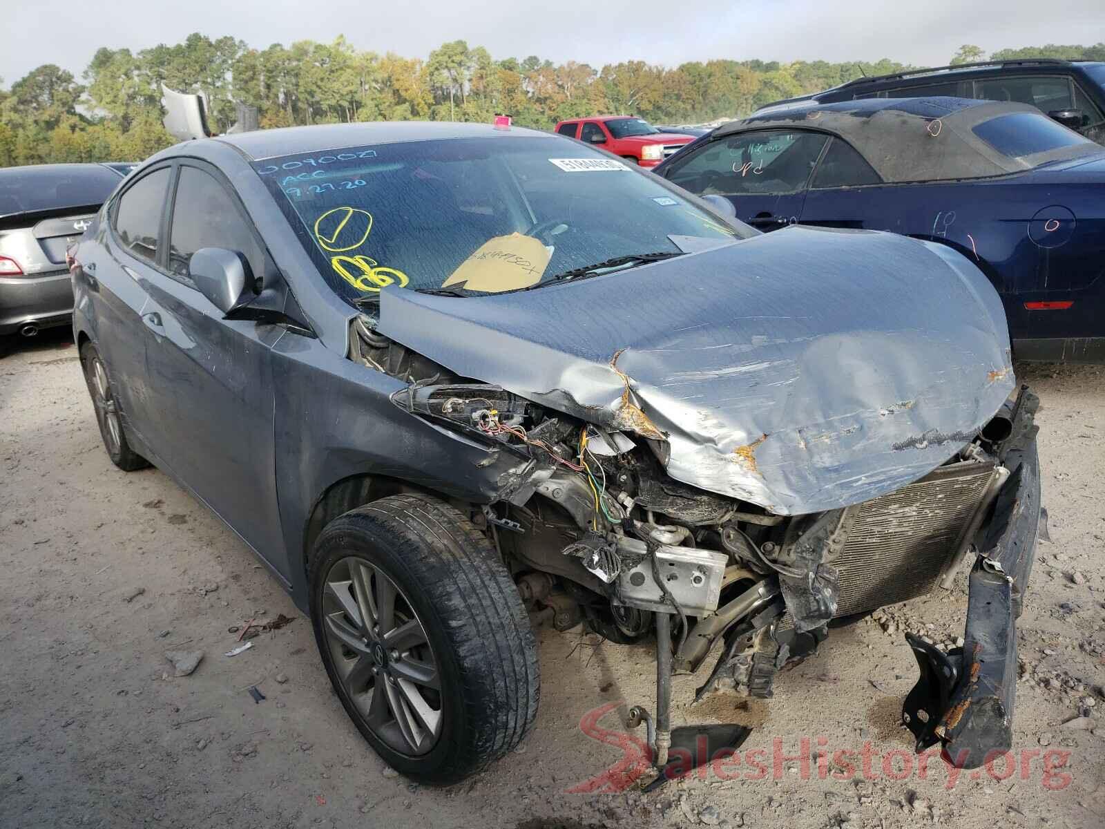 KMHDH4AE6GU511805 2016 HYUNDAI ELANTRA