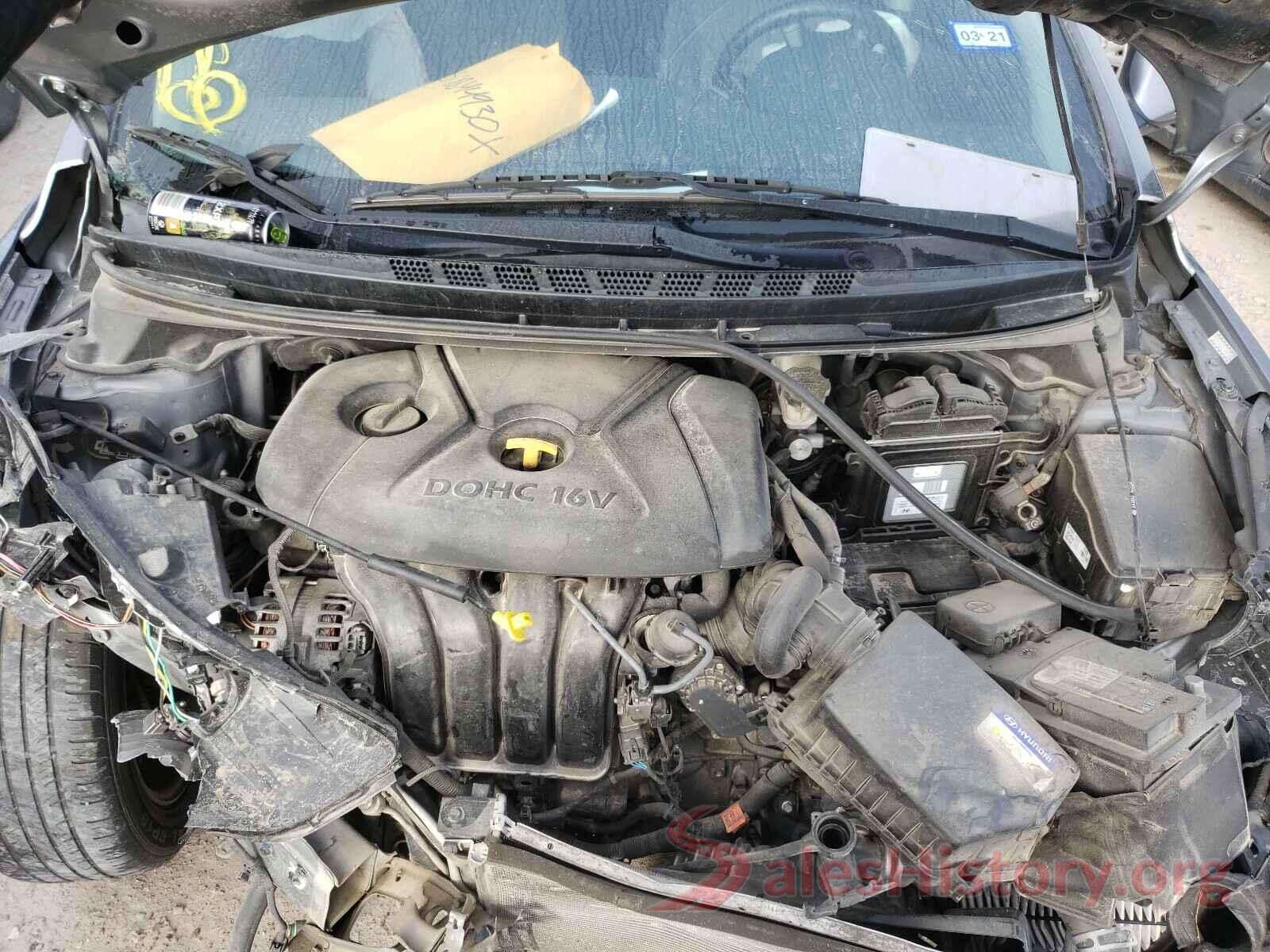 KMHDH4AE6GU511805 2016 HYUNDAI ELANTRA