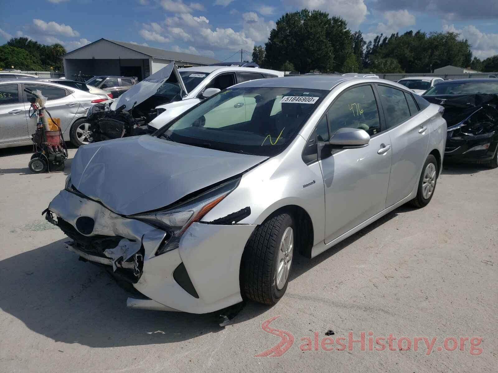 JTDKBRFU0G3014734 2016 TOYOTA PRIUS