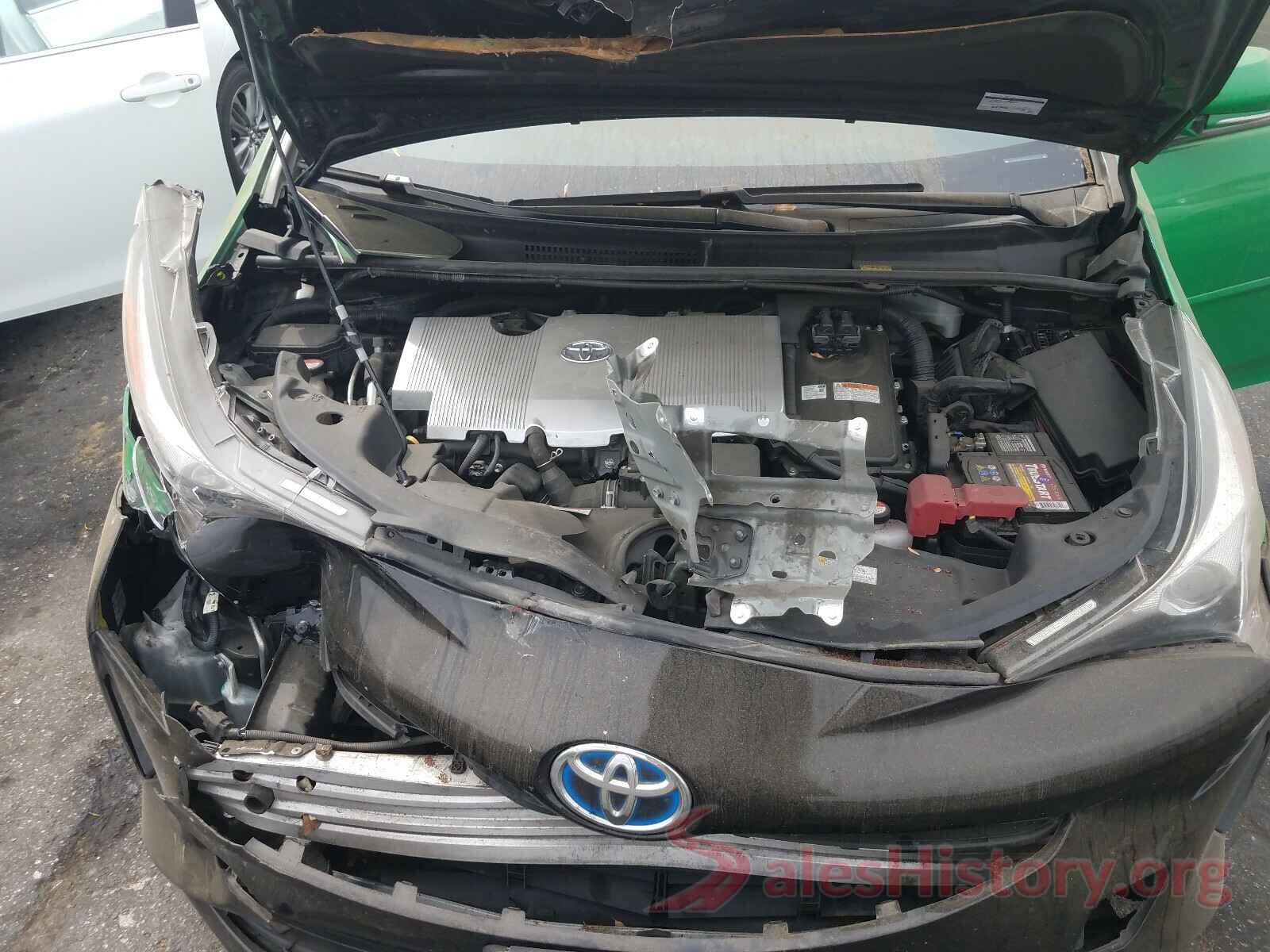 JTDKARFU8G3009137 2016 TOYOTA PRIUS