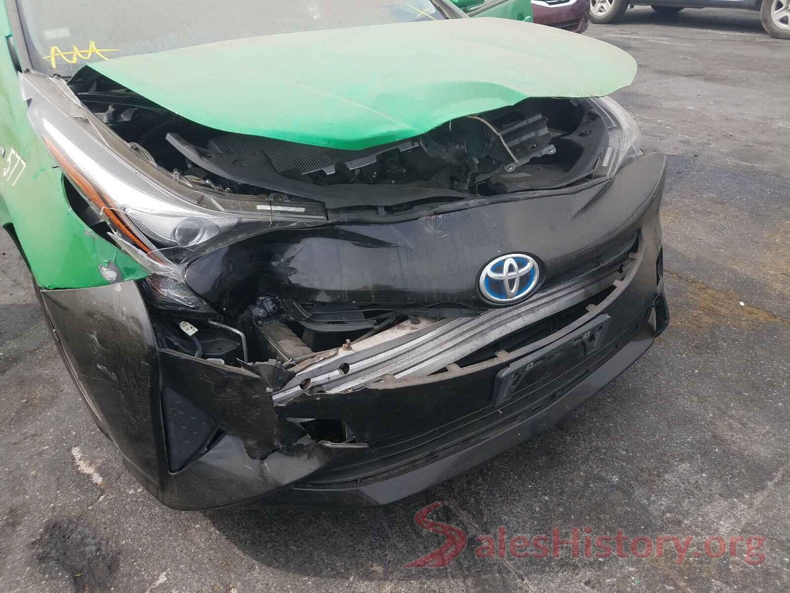 JTDKARFU8G3009137 2016 TOYOTA PRIUS