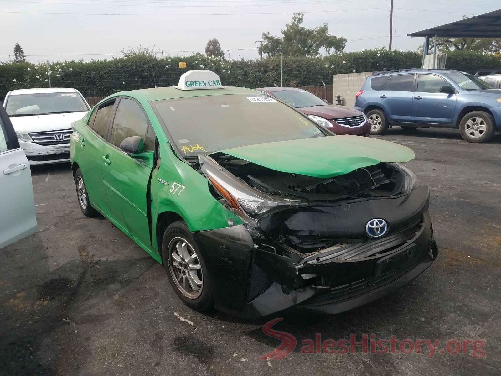 JTDKARFU8G3009137 2016 TOYOTA PRIUS