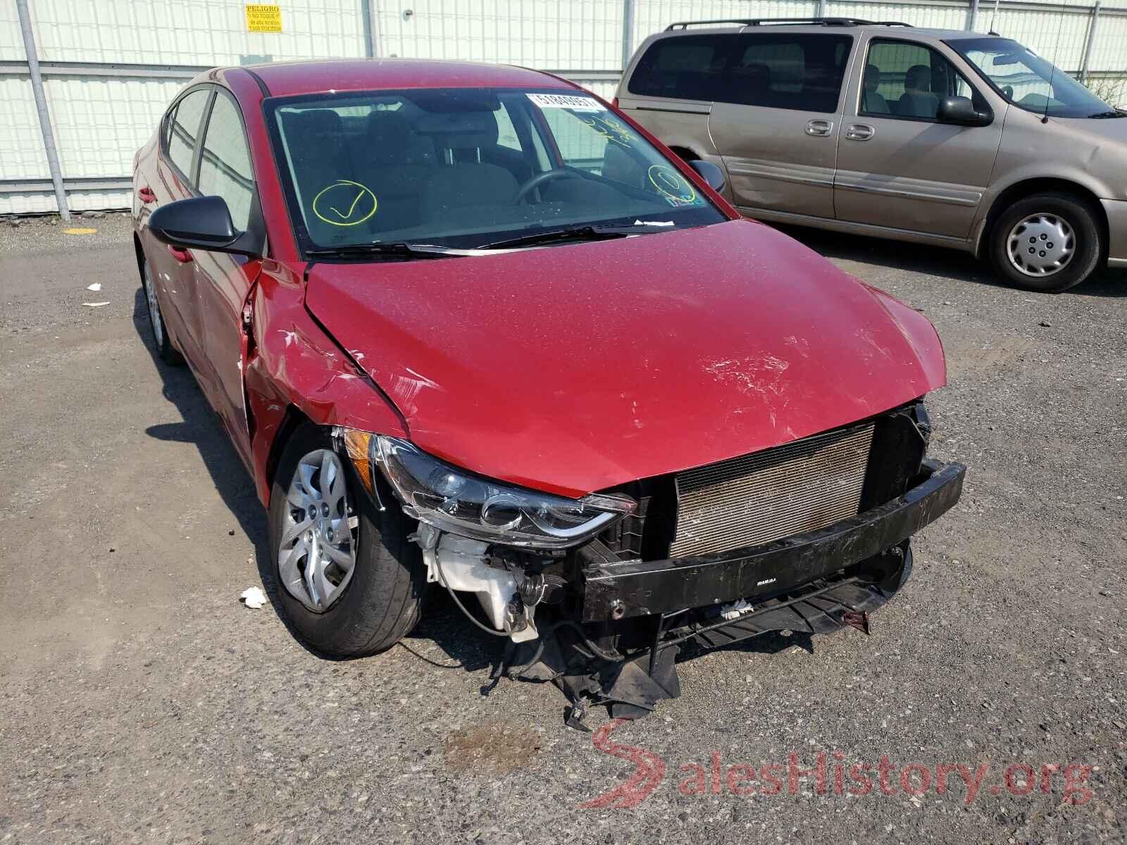 KMHD74LF4HU315498 2017 HYUNDAI ELANTRA