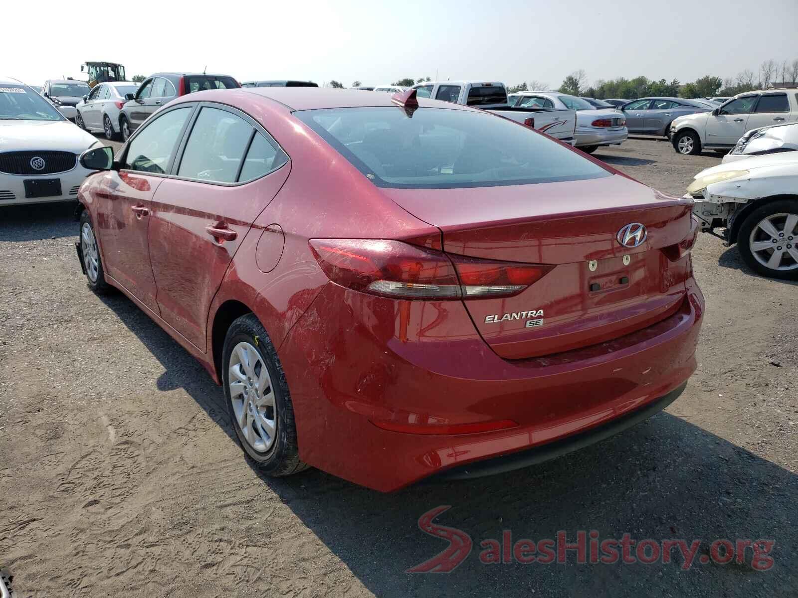 KMHD74LF4HU315498 2017 HYUNDAI ELANTRA