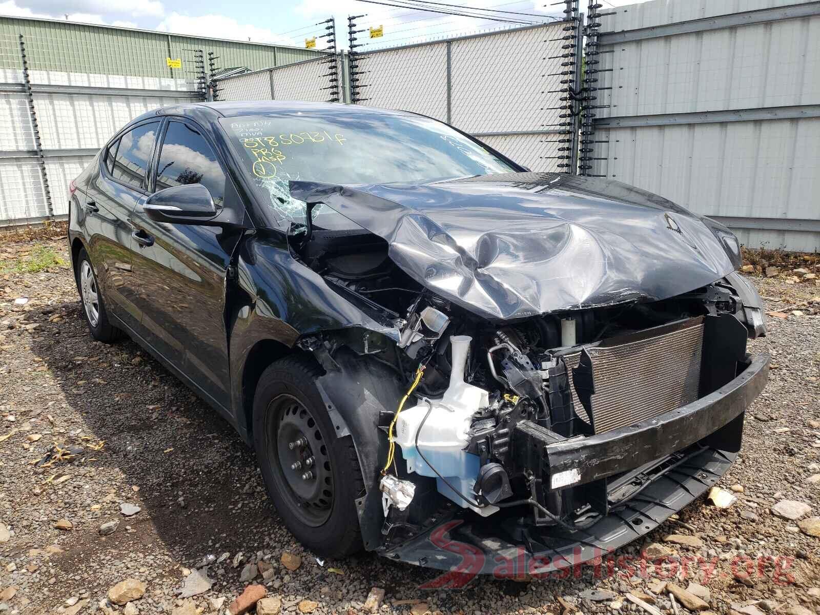 5NPD74LF1JH214603 2018 HYUNDAI ELANTRA